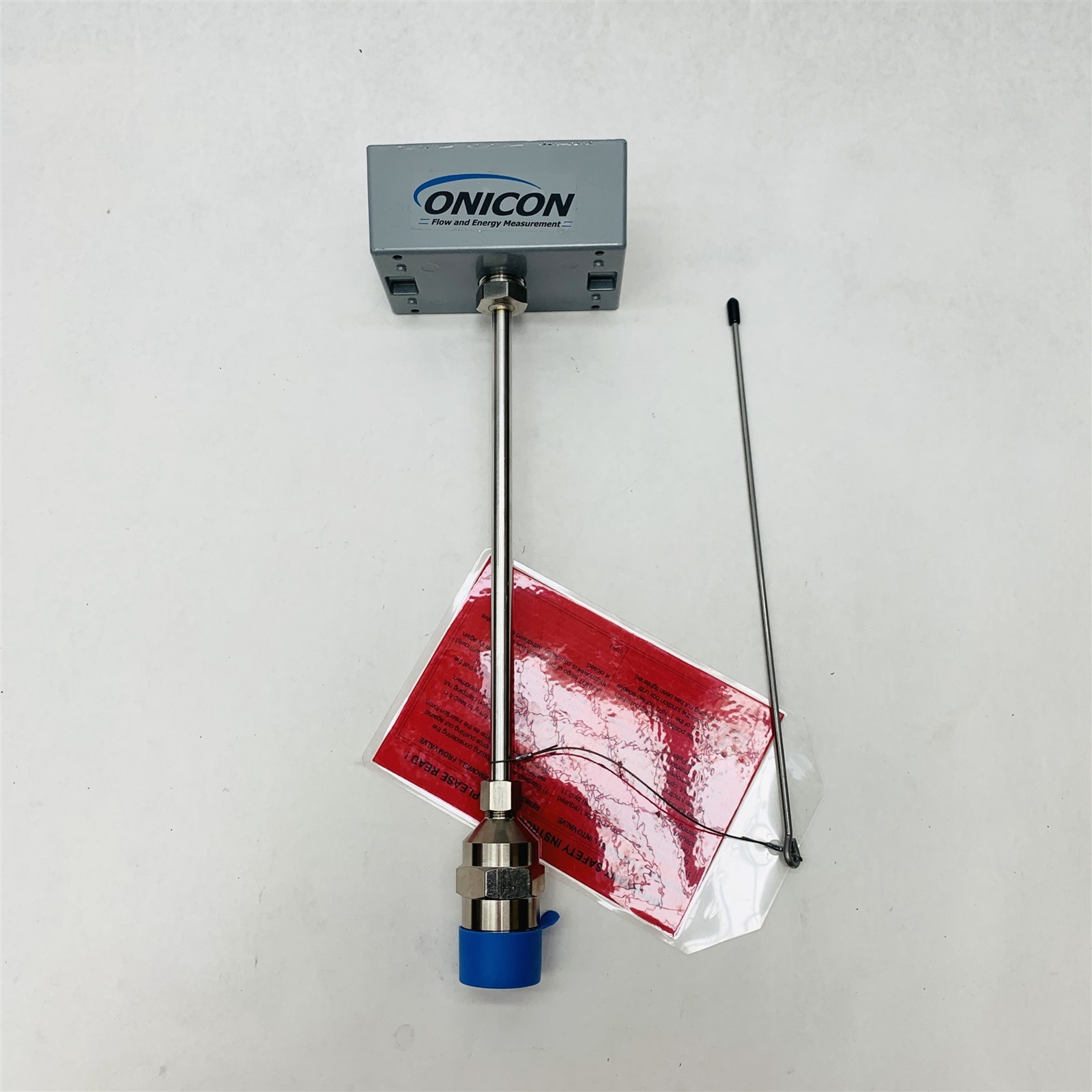 Onicon Hot Tap Thermowell Insertion Flow Meter Temperature Sensor Assembly