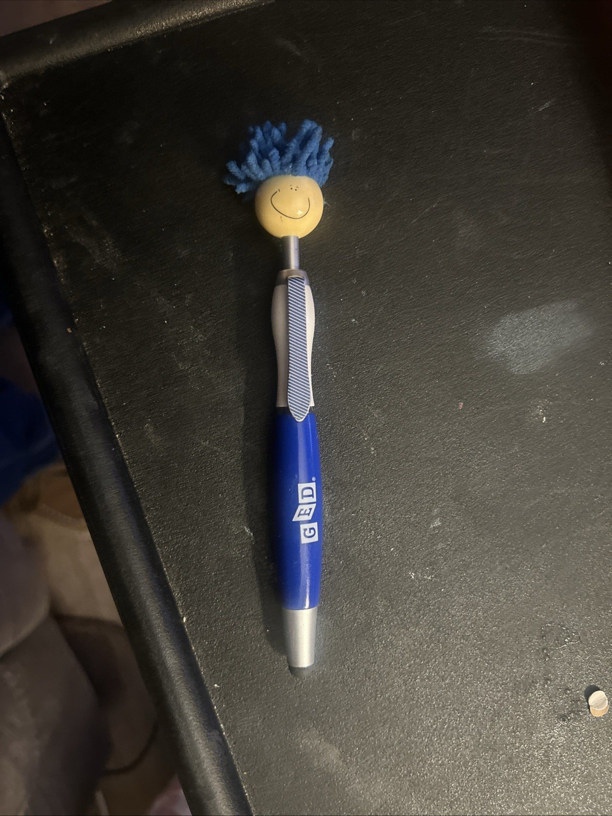 Stylus Pen Mop Topper Top Screen Cleaner Microfiber  GED Advertising BLUE