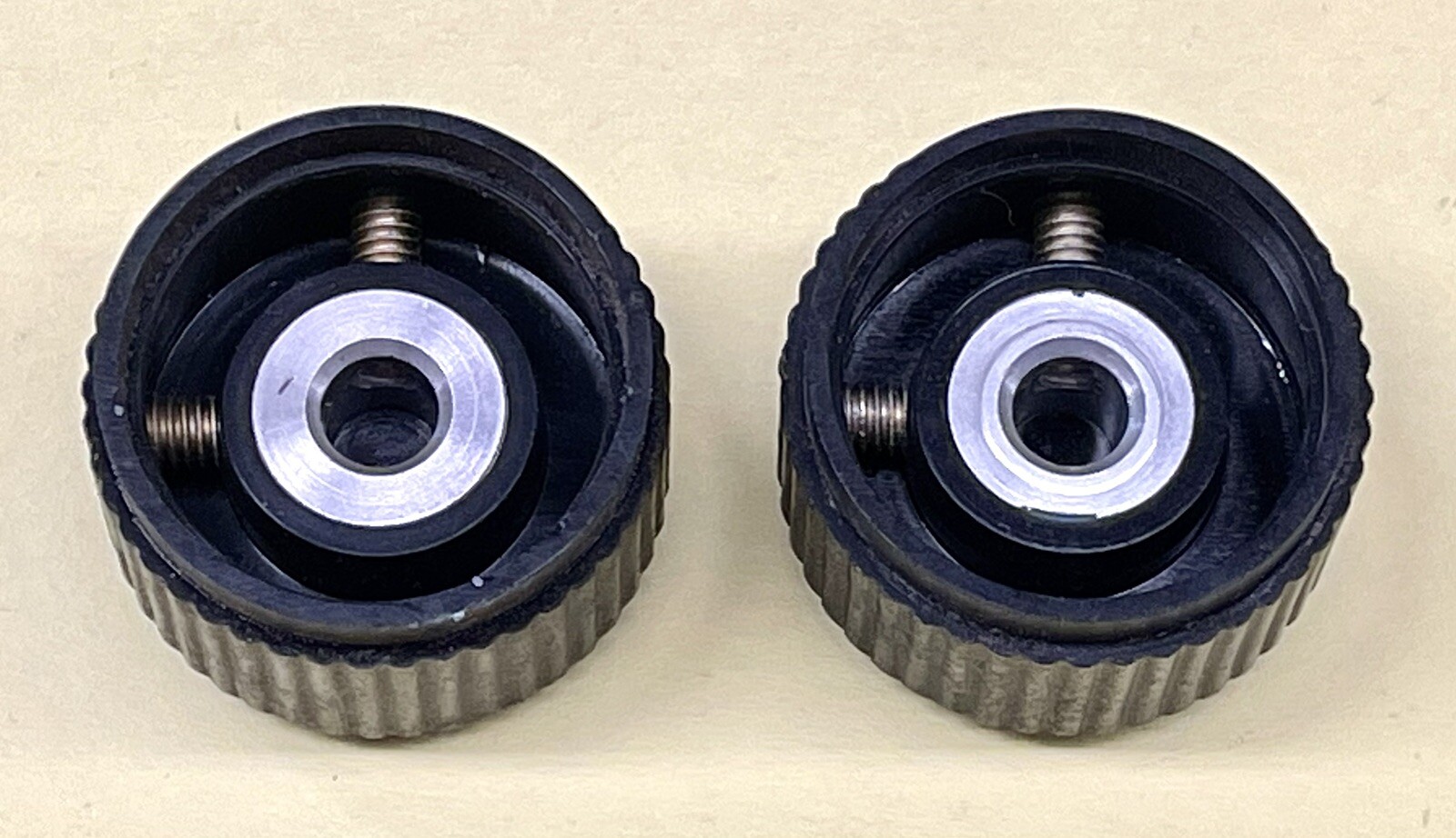 Lot of 2 Raytheon Control Knob Black 30mm