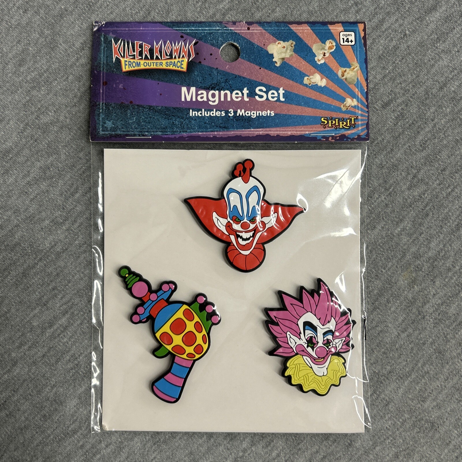 Killer Klowns From Outer Space Magnet Set Ray Gun 3 Piece Set