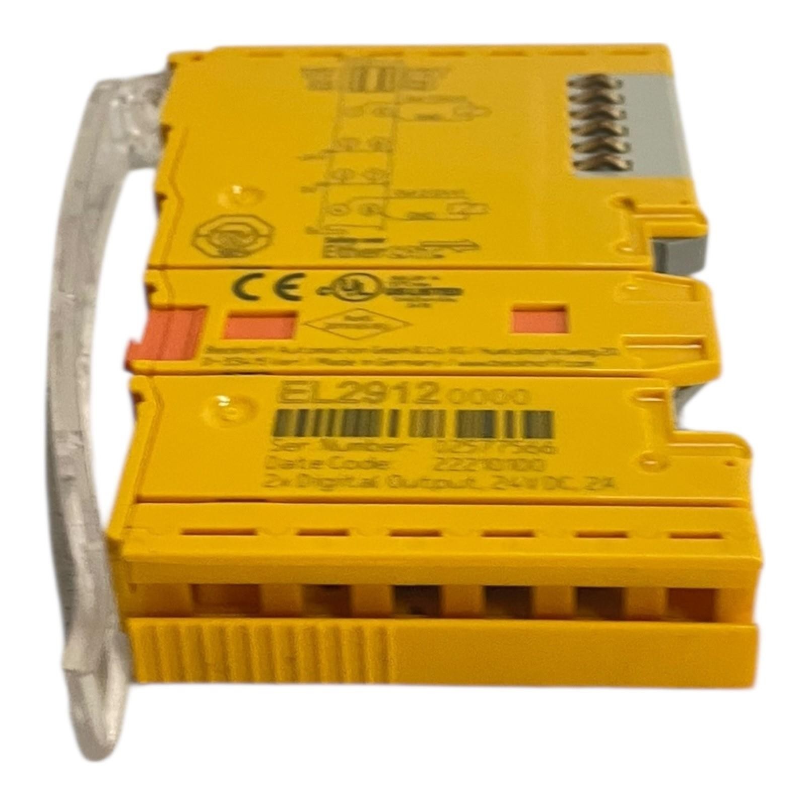 Beckhoff EtherCAT Terminal 2 Channel Digital Output 24V DC EL2912 Industrial