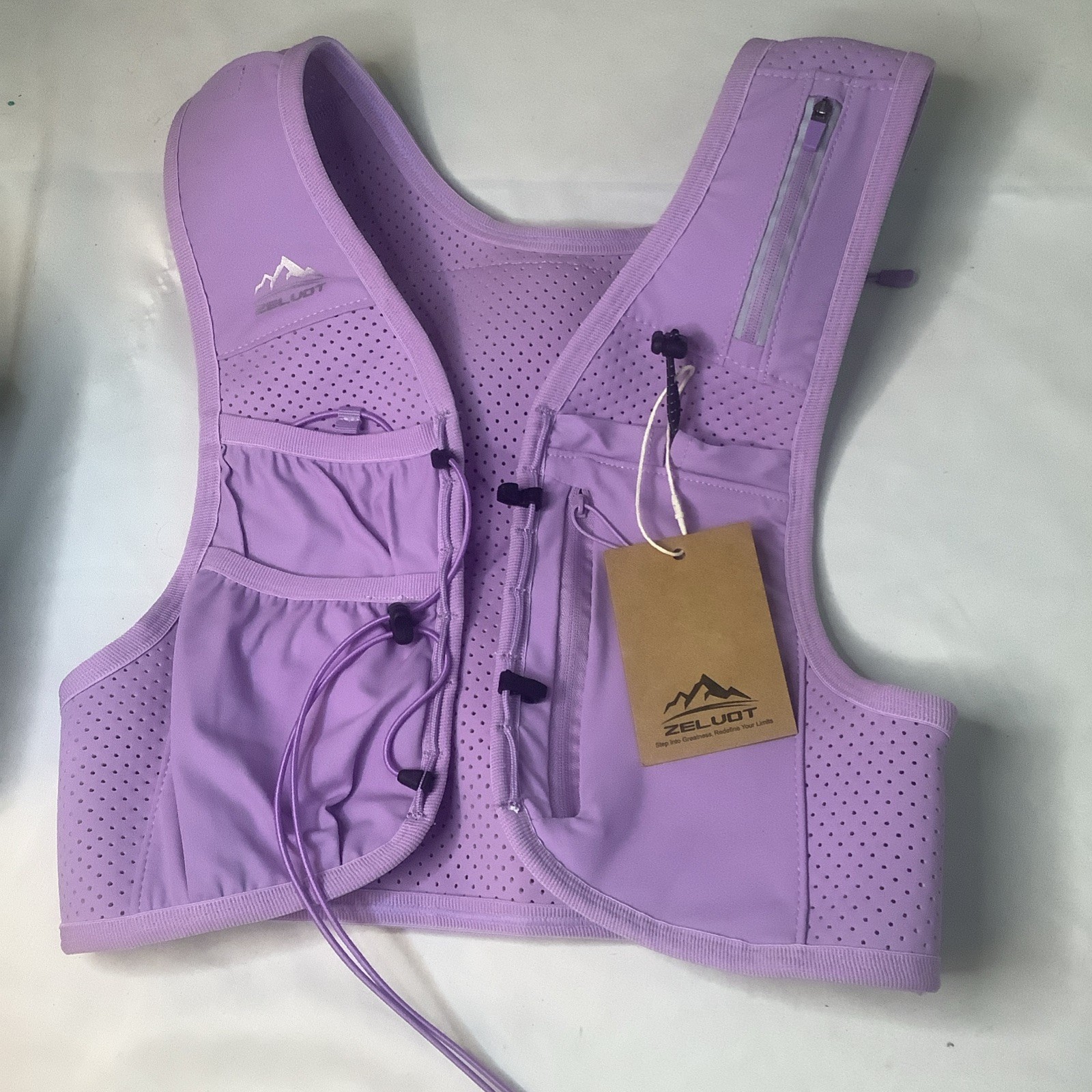 Zelvot Running Vest Women’s M/L Pink NWT Vest Only No Flask