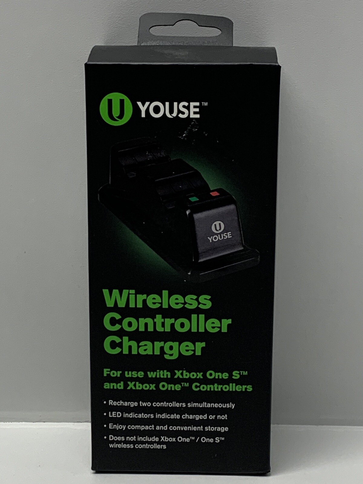 U-YOUSE Wireless Controller Charger For Xbox One S & XBOX One Sealed