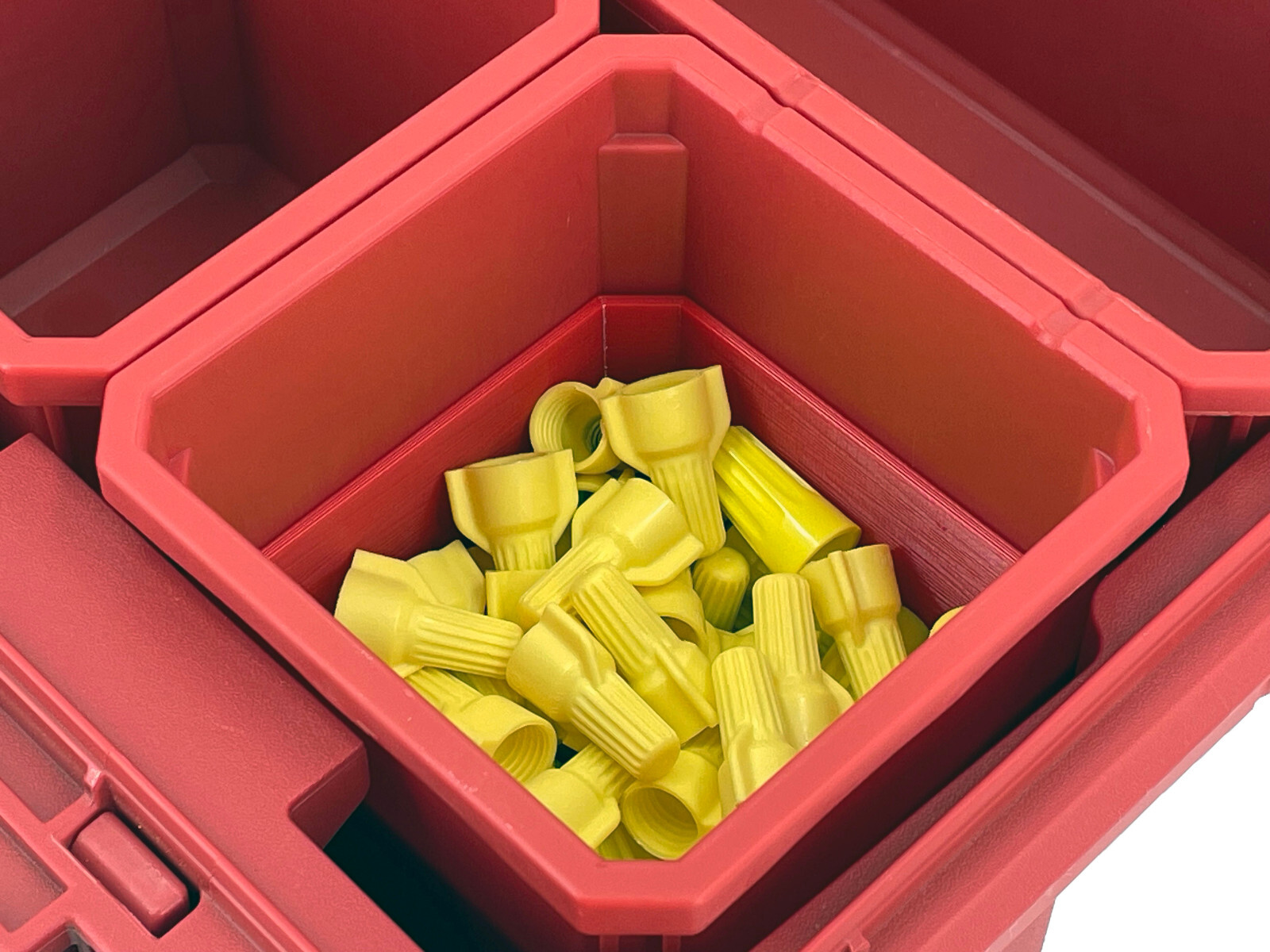 Milwaukee Packout Organizer Compatible Square Nesting Bin Top and Bottom Set