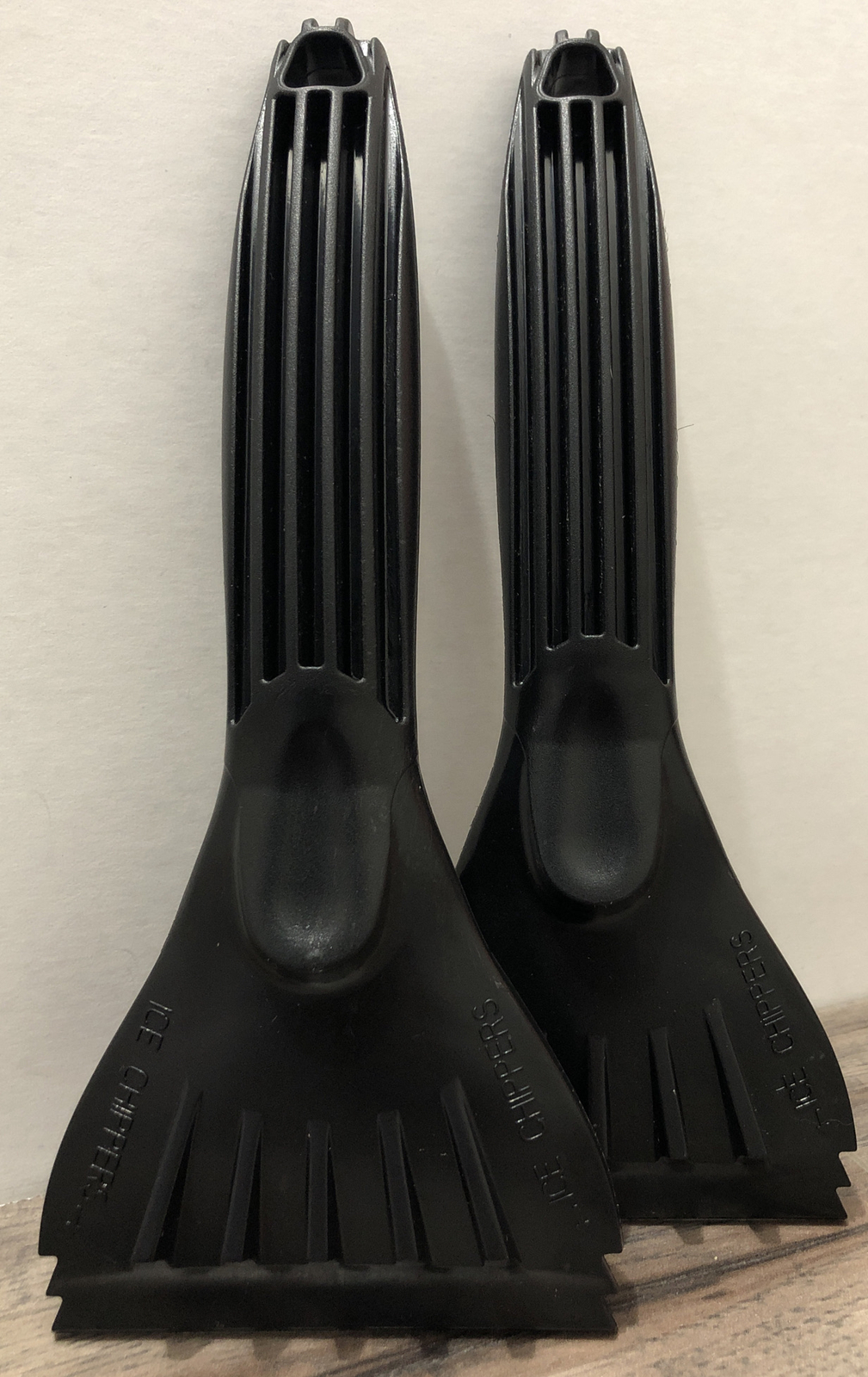 2 Pack 9” Ergonomic Ice Scraper Lightweight & Easy To Store-Black-Made In U.S.A.