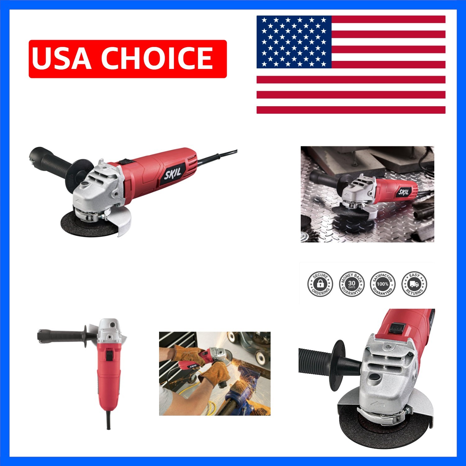 9295-01 6.0 Amp 4-1/2-Inch Angle Grinder