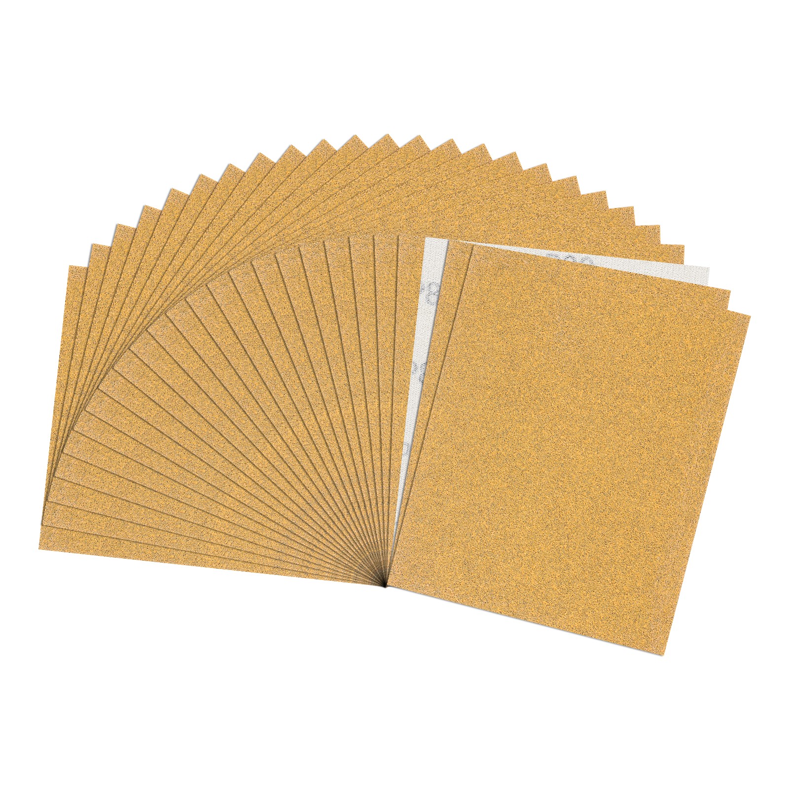 Sandpapers (4.5" x 5.5"/114mm x 140mm) 25 Sheet, 80 Grit, Aluminum Oxide