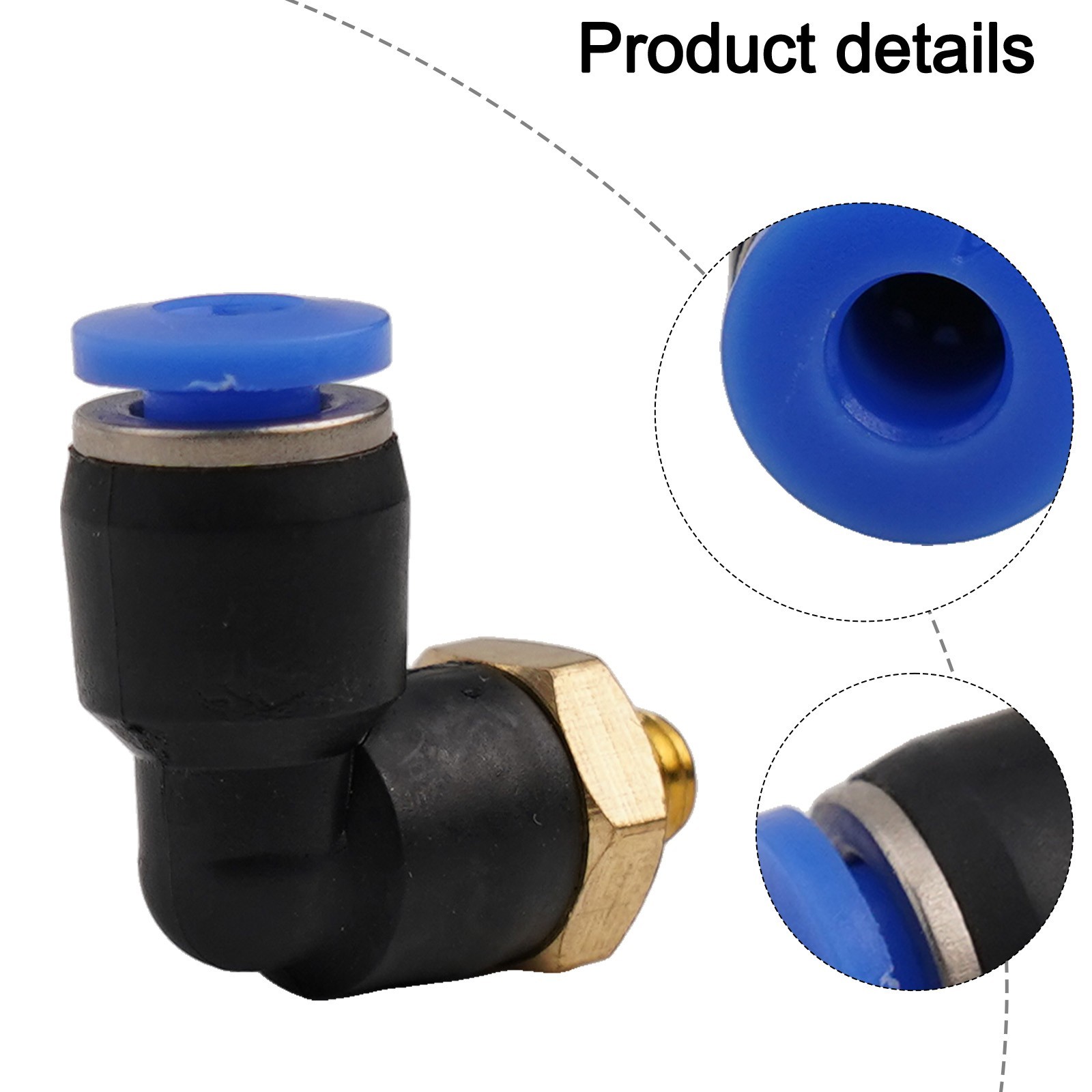 PL Threaded Elbow Series Quick Connector Disassembly Easier Easy Installation