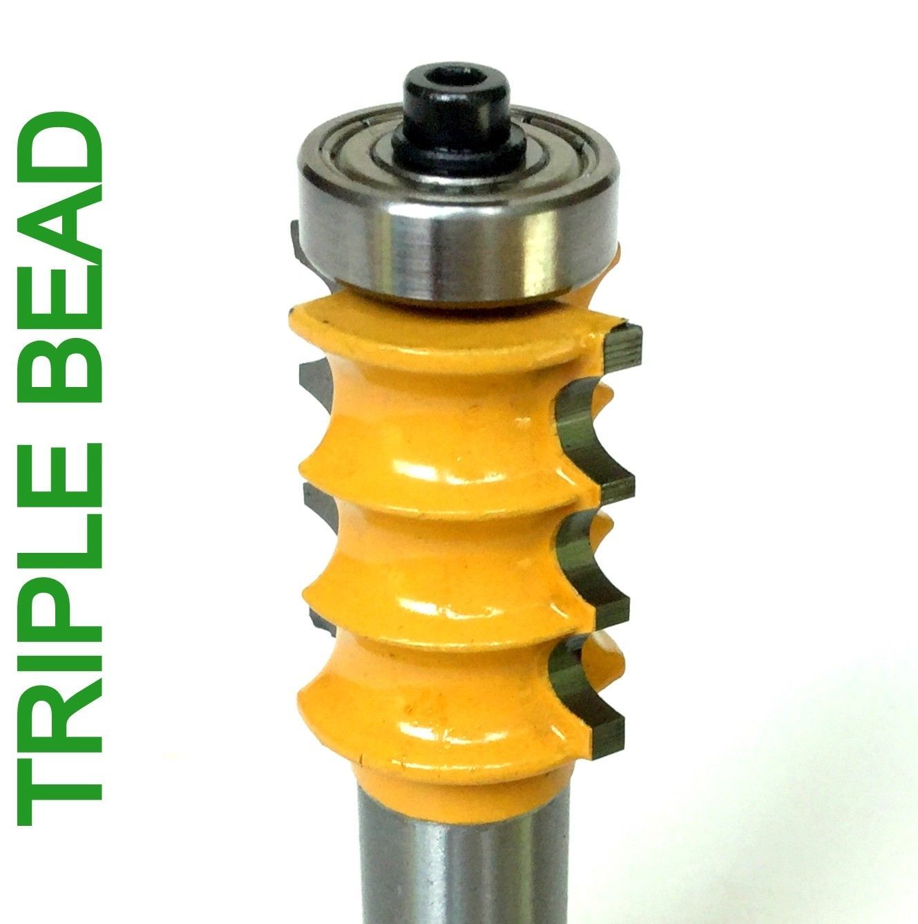 1 pc 1/2" Shank with 1/8" Rad. Triple Bead Router Bit S