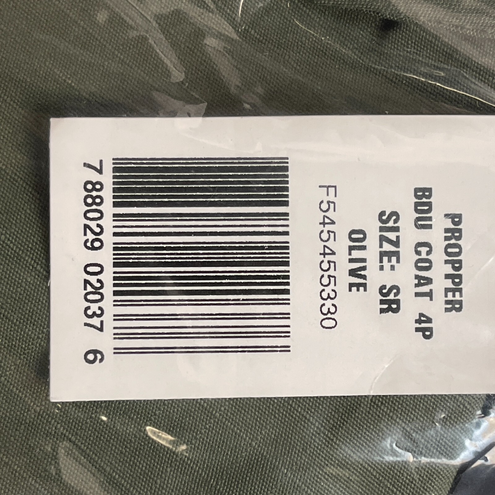 NEW BDU Propper Jacket - Olive - Small Regular