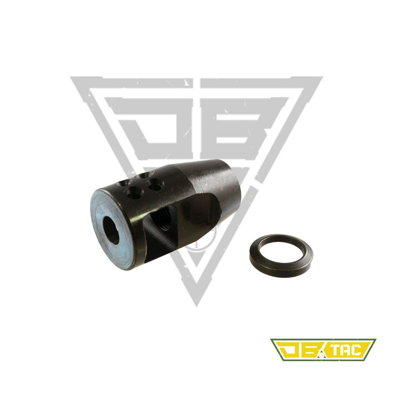 Steel Muzzle Brake 5/8x24 TPI Thread One Side Vent For 6.5 Creedmoor