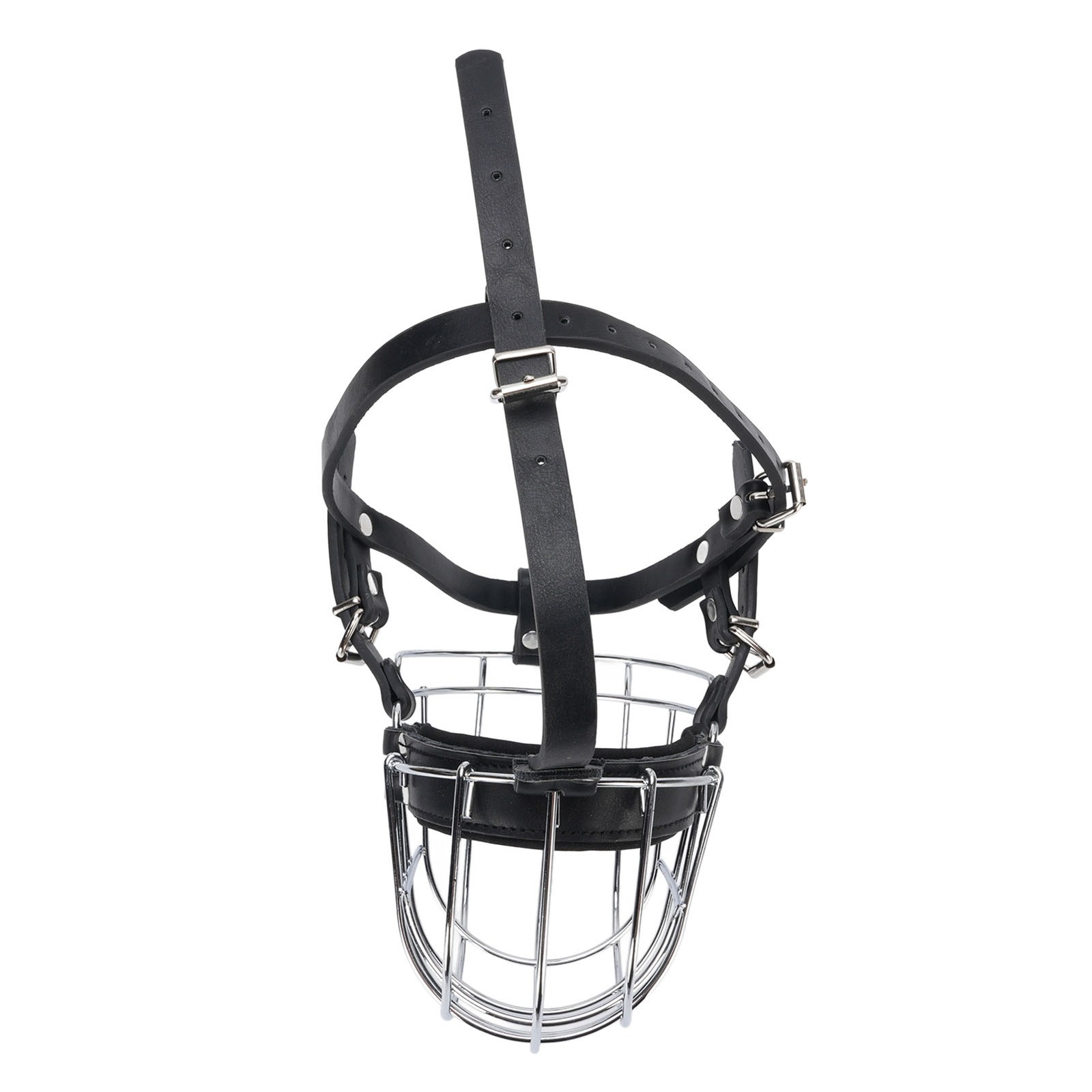 Dog Metal Muzzle Durable Breathable Design For Medium Large Dogs Easy To Use