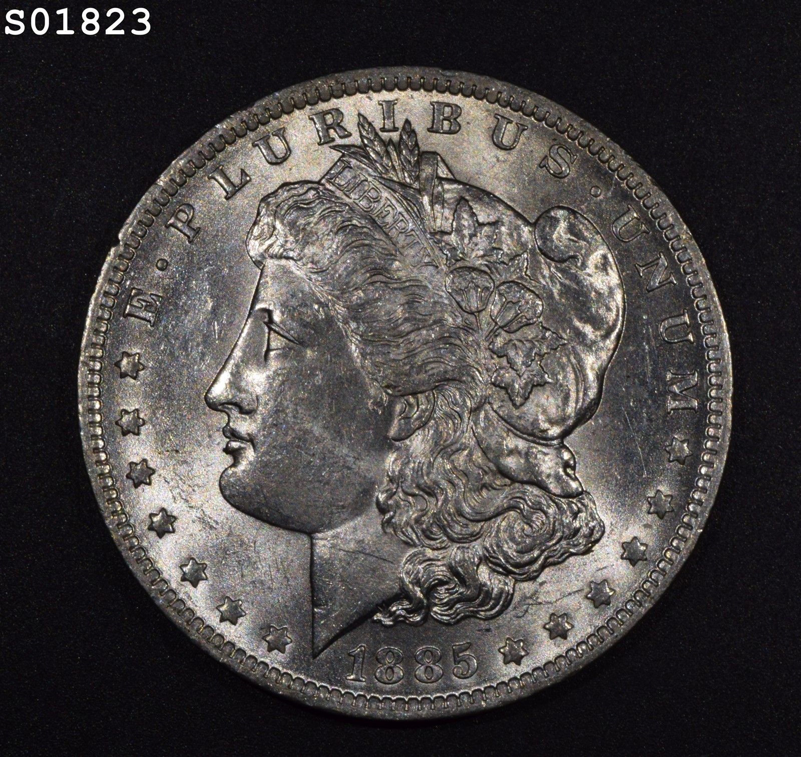 1885-O Morgan Silver Dollar "VCH BU"