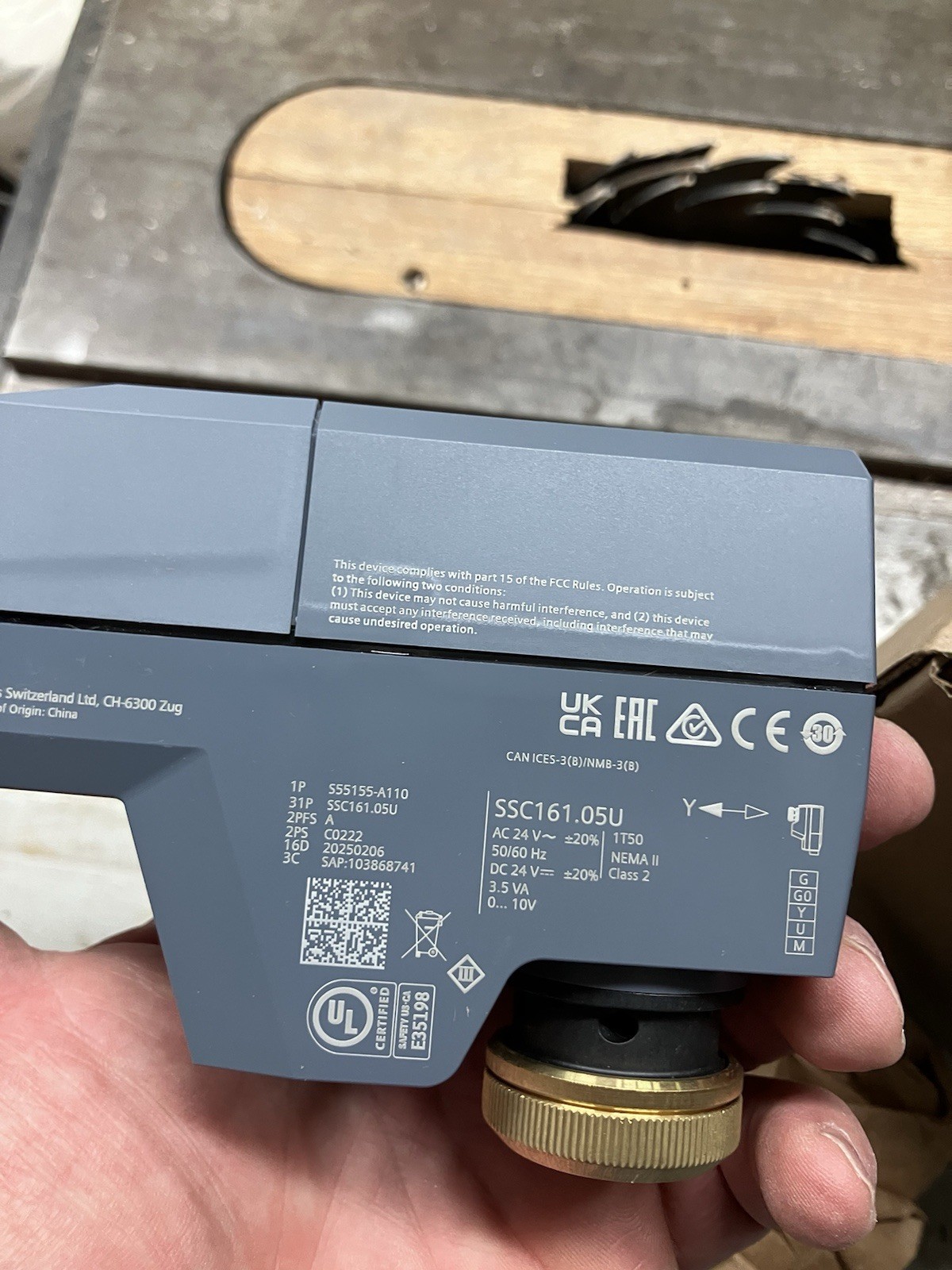 honeywell SSC161.05u Actuator