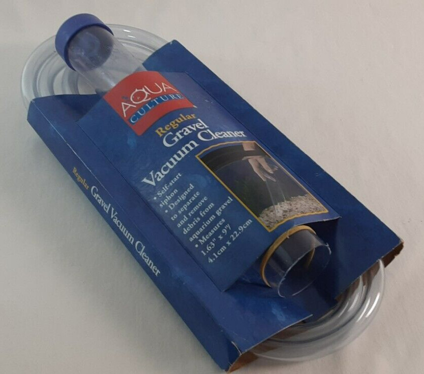 Fish Aquarium Gravel Vacuum Cleaner Regular Siphon Hose Aqua Culture New USA