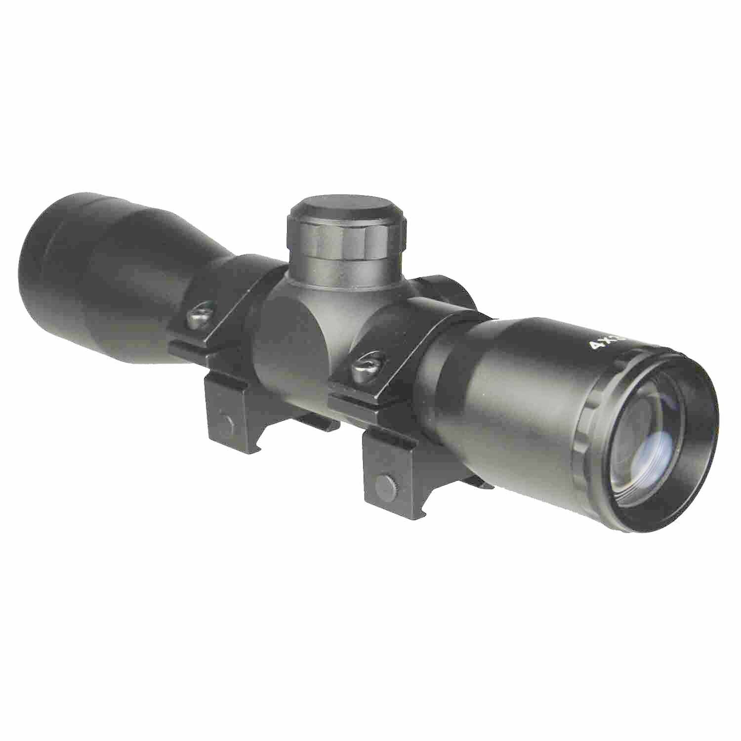 Archery Reticle 4x32 Compact Scope For Crossbow With Low Profile Weaver Rings