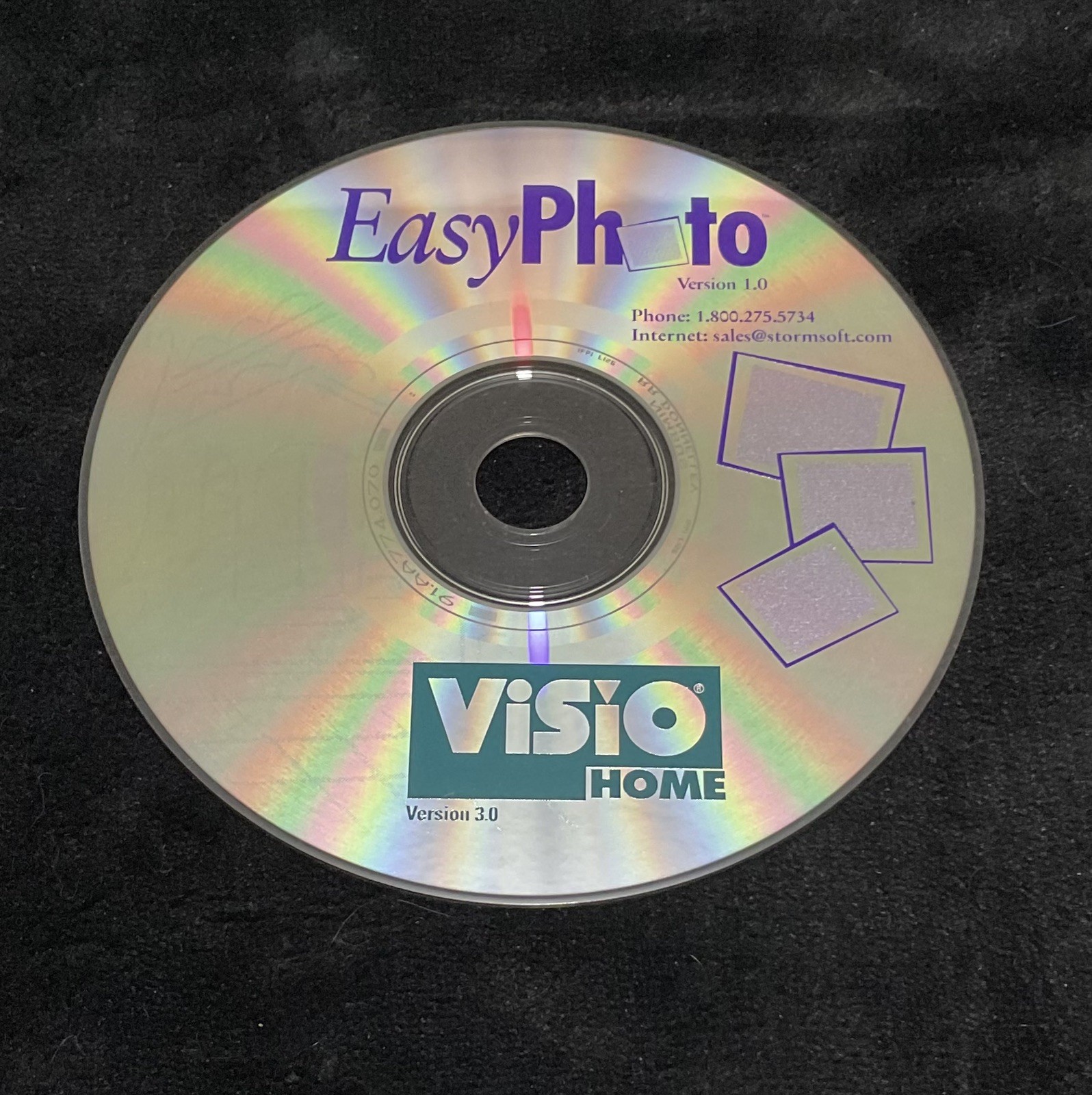 EASYPHOTO VERSION 1.0 VISIO HOME VERSION 3.0 CD ROM