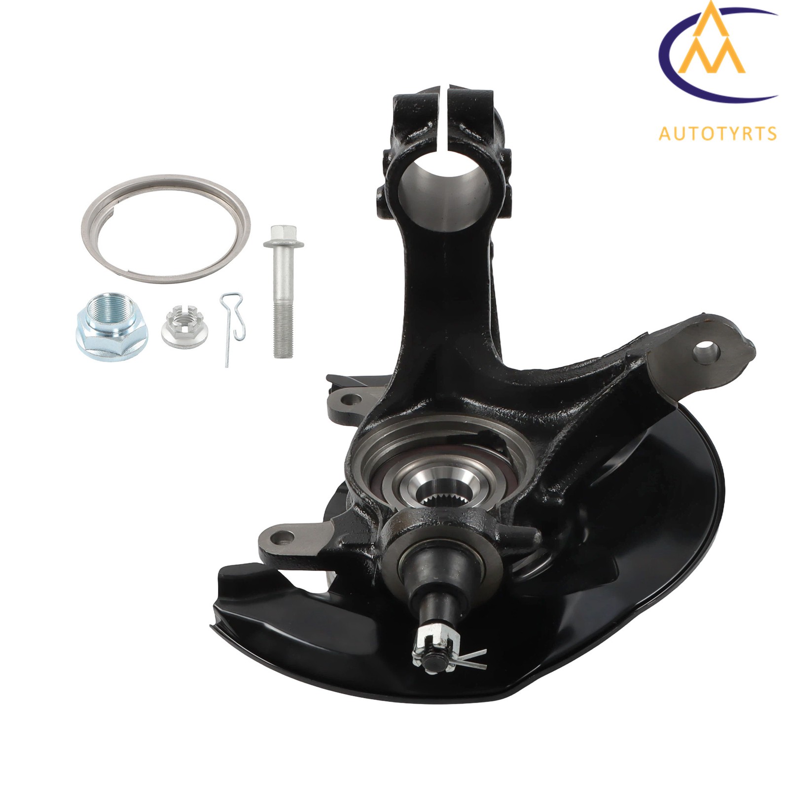 For Honda Accord 13-17 Front Right Steering Knuckle & Wheel Hub Bearing Assembly