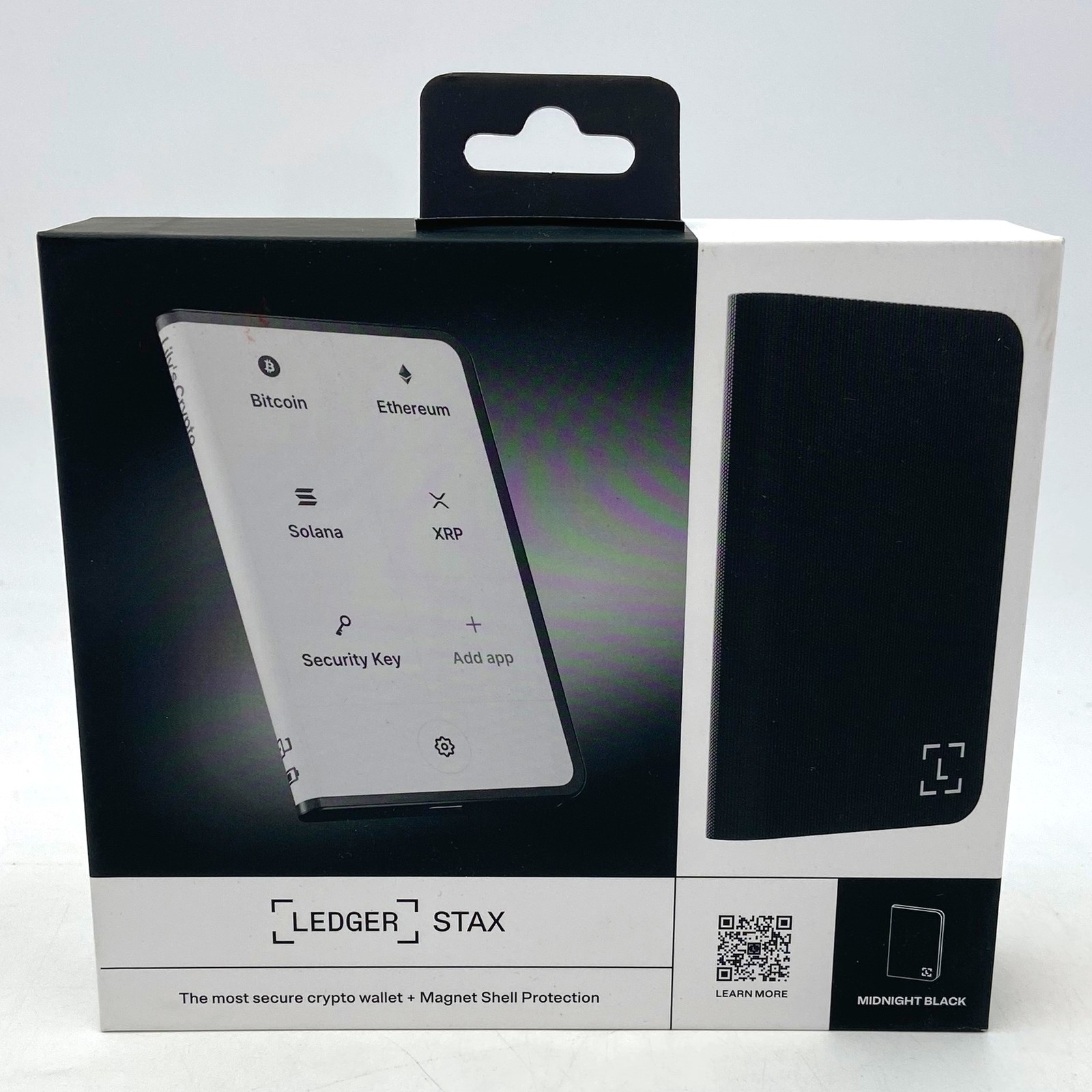 Ledger - Stax Crypto Hardware Wallet with Folio - Curved E Ink Touch Screen