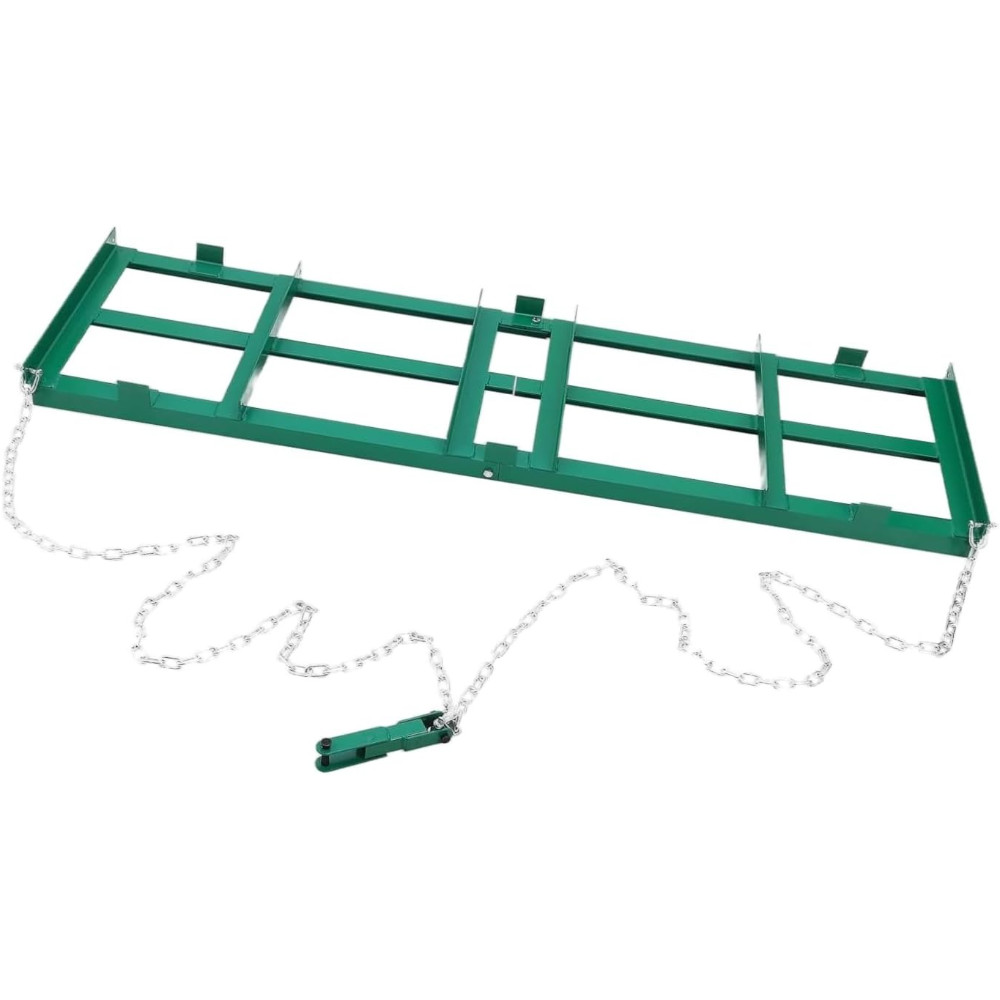 Heavy Duty 72 Inch Adjustable Square Drag Harrow for ATV UTV Tractor Grader Tool