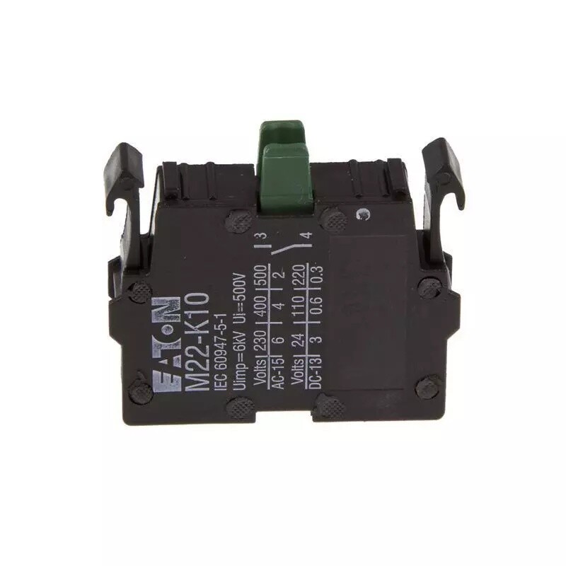 1PC New  EATON M22-K10 Push Button Switch Auxiliary Contact