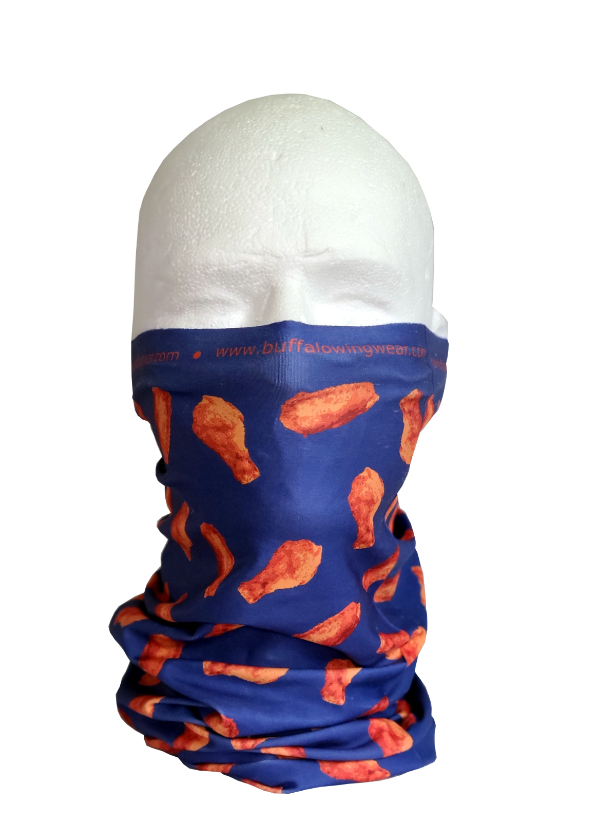 Unique Buffalo Chicken Wing Neck Gaiter (aka buff) UPF 50 - free shipping