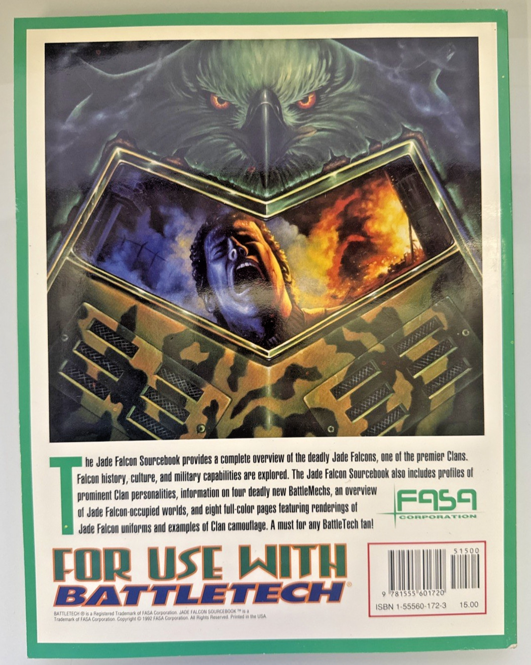 Jade Falcon Sourcebook - Battletech #1644 FASA