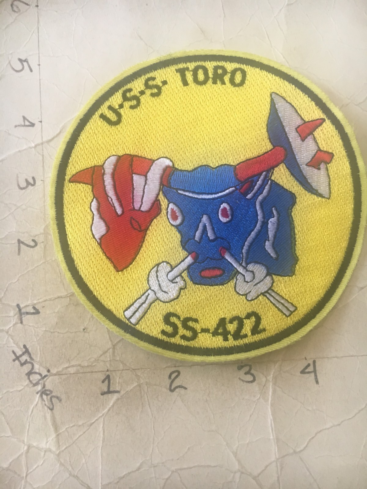 US NAVY USS Toro SS-422 Submarine Patch 8/8/25