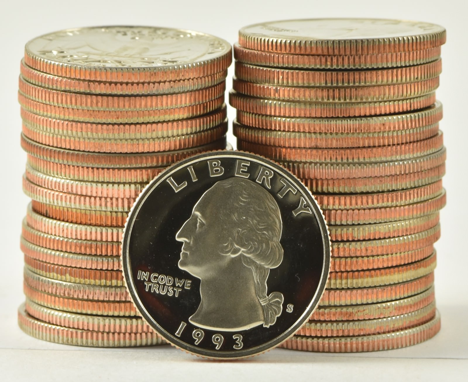 1993-S Washington Quarter CLAD Proof