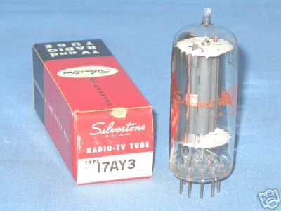 VACUUM TUBE ~ 17AY3 ~ SILVERTONE ~ NOS ~ 17AY3
