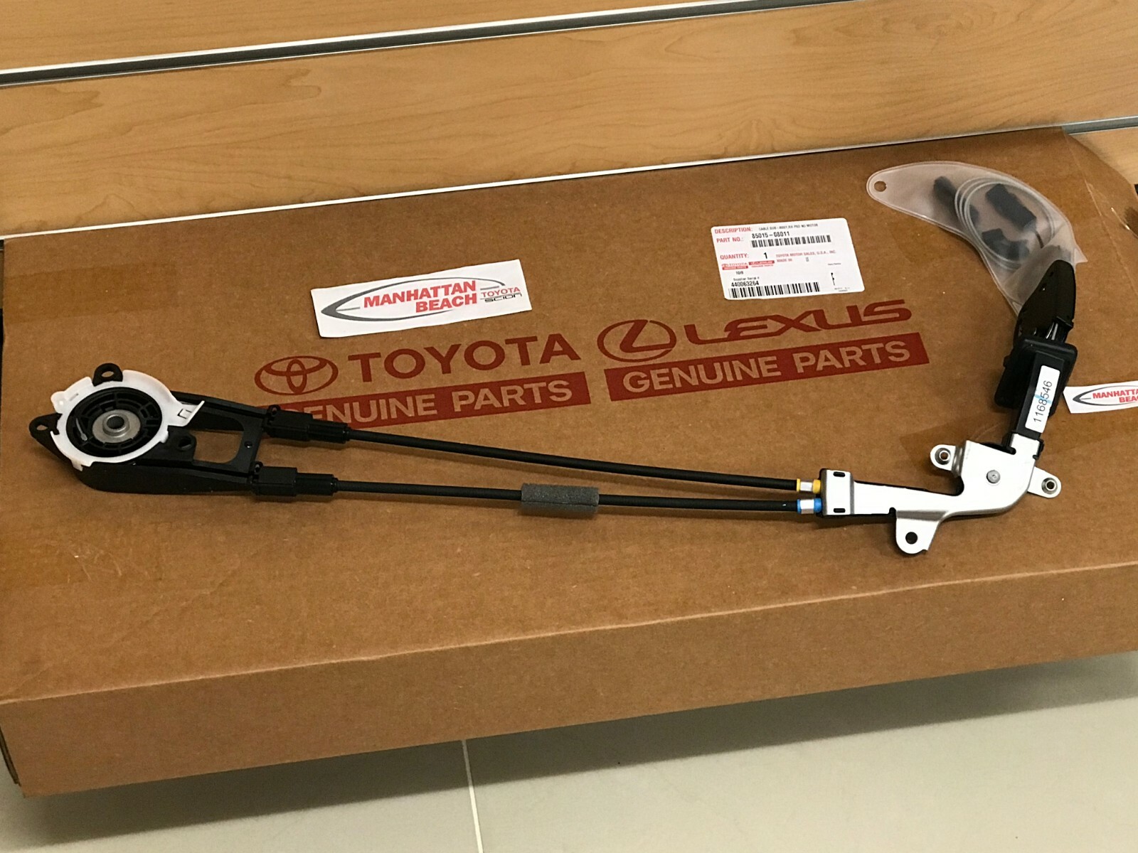 11-20 SIENNA RIGHT POWER SLIDING DOOR CABLE SUB ASSEMBLY 85015-08011 GENUINE OEM