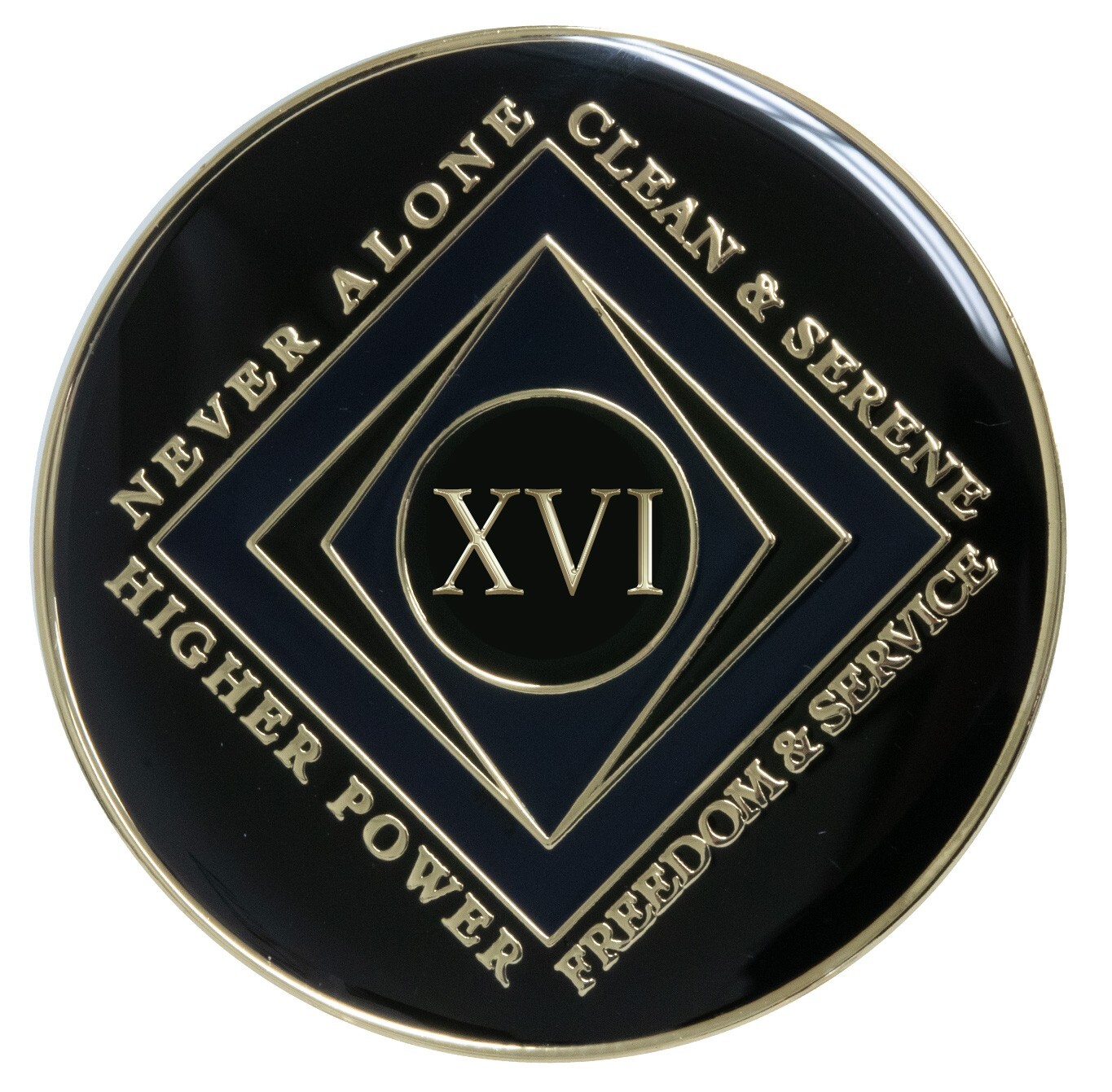 16 YEAR Clean Time Recovery Medallion