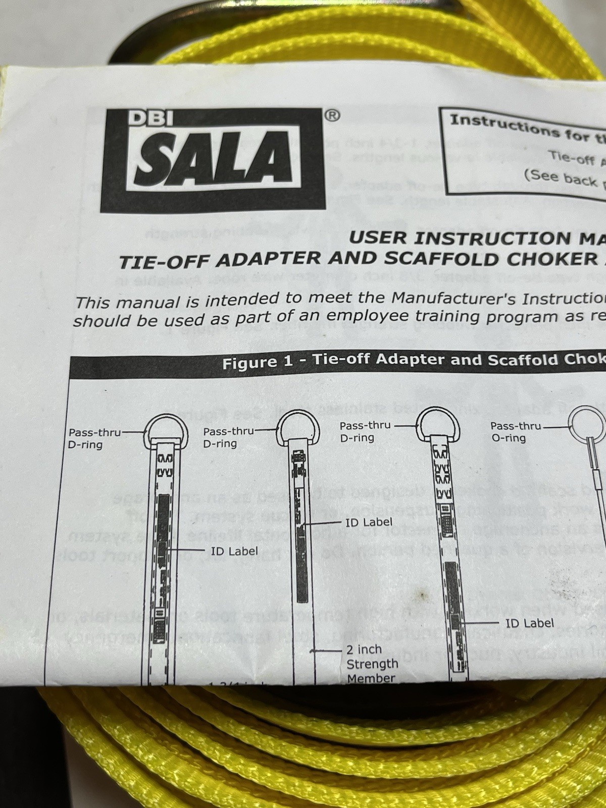 DBI SALA 9’ Safety Strap New