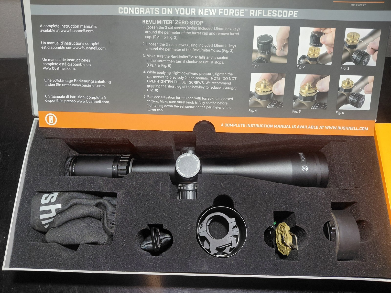 Bushnell Forge 2.5-15X50MM Rifle Scope