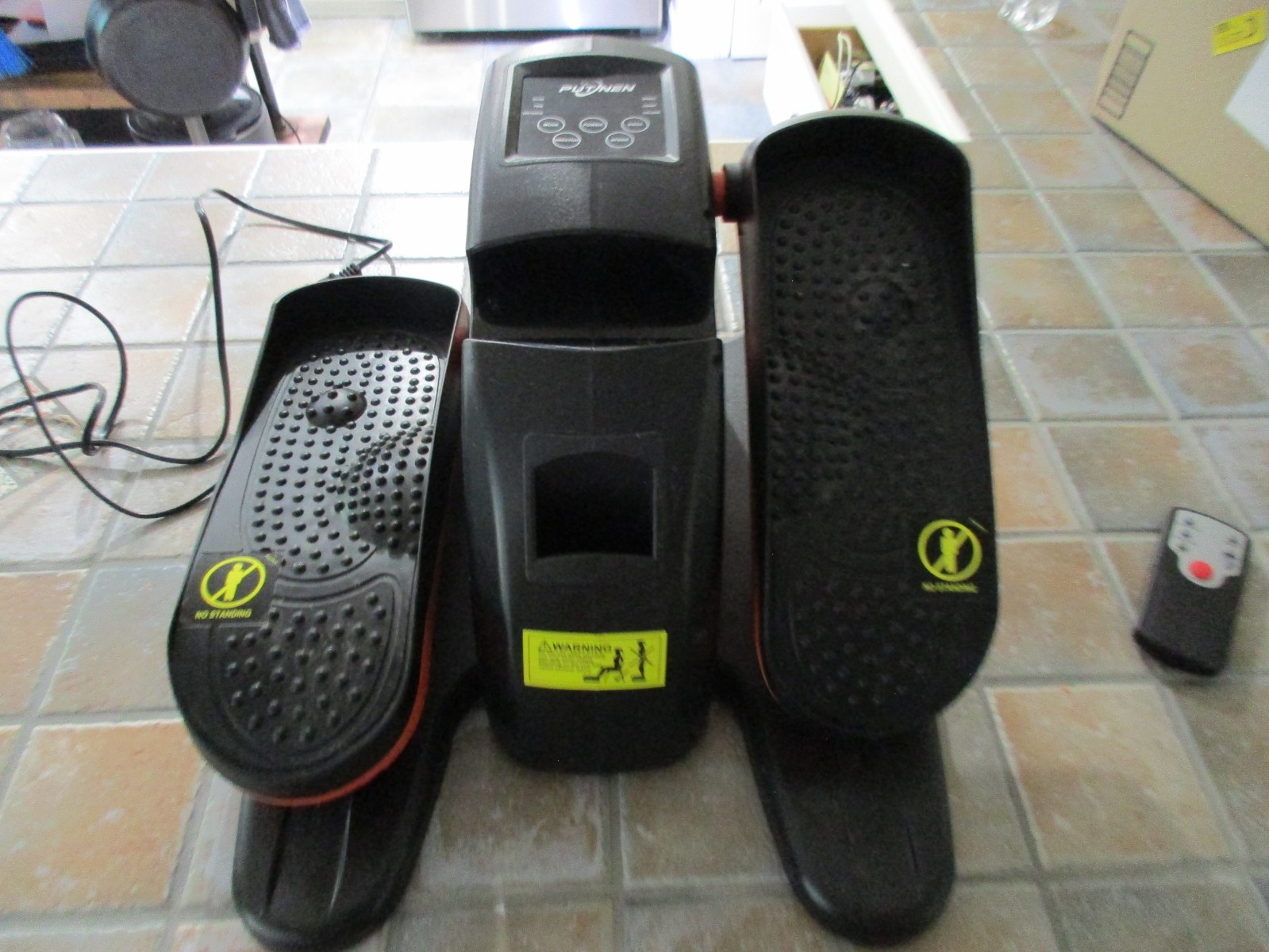 PUTNEN Electric Elliptical Trainer, Remote, LCD, Adjustable Speed, Compact #5761