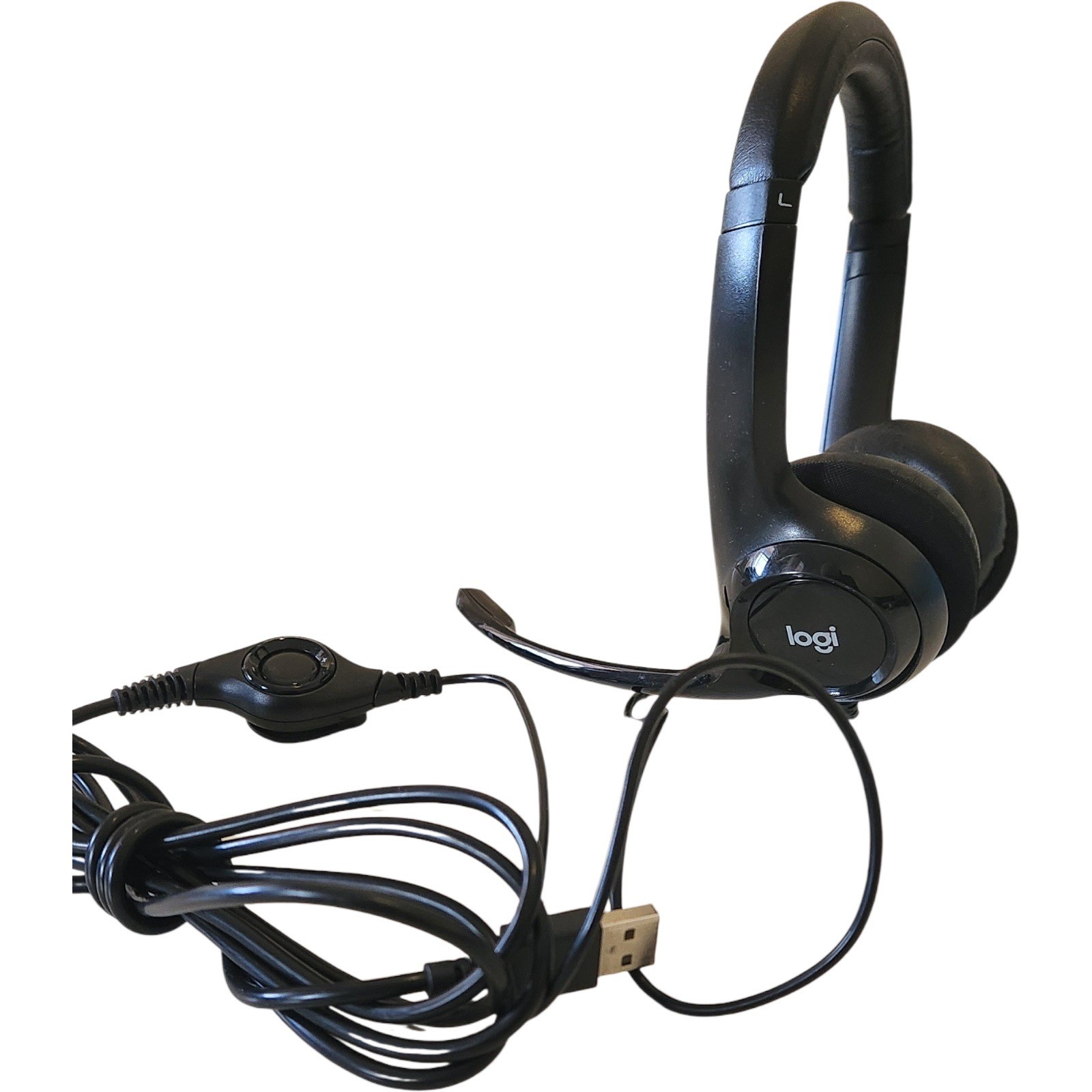 Logitech H390 USB Headset with Noise-Canceling Microphone for Gaming, Meeting