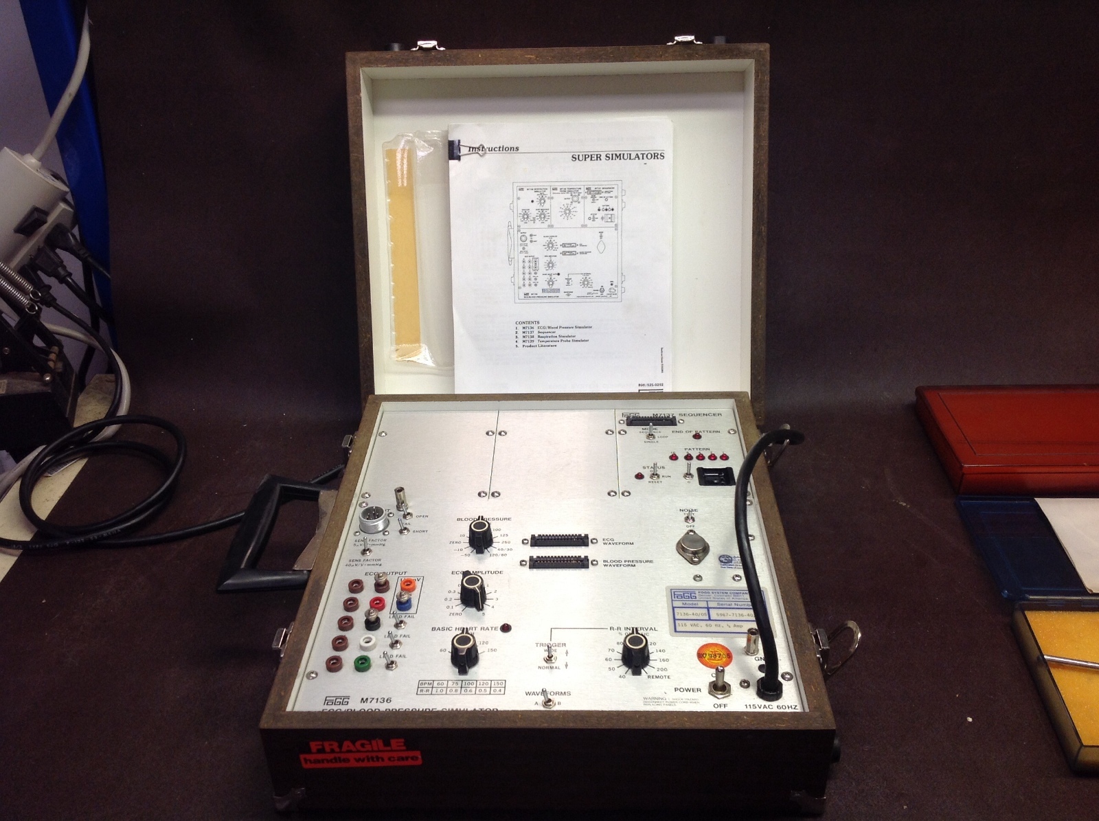 FOGG M7136 M7136-40/05  PRESSURE SIMULATOR M7137 SEQUENCER M7139 RARE NEW $99