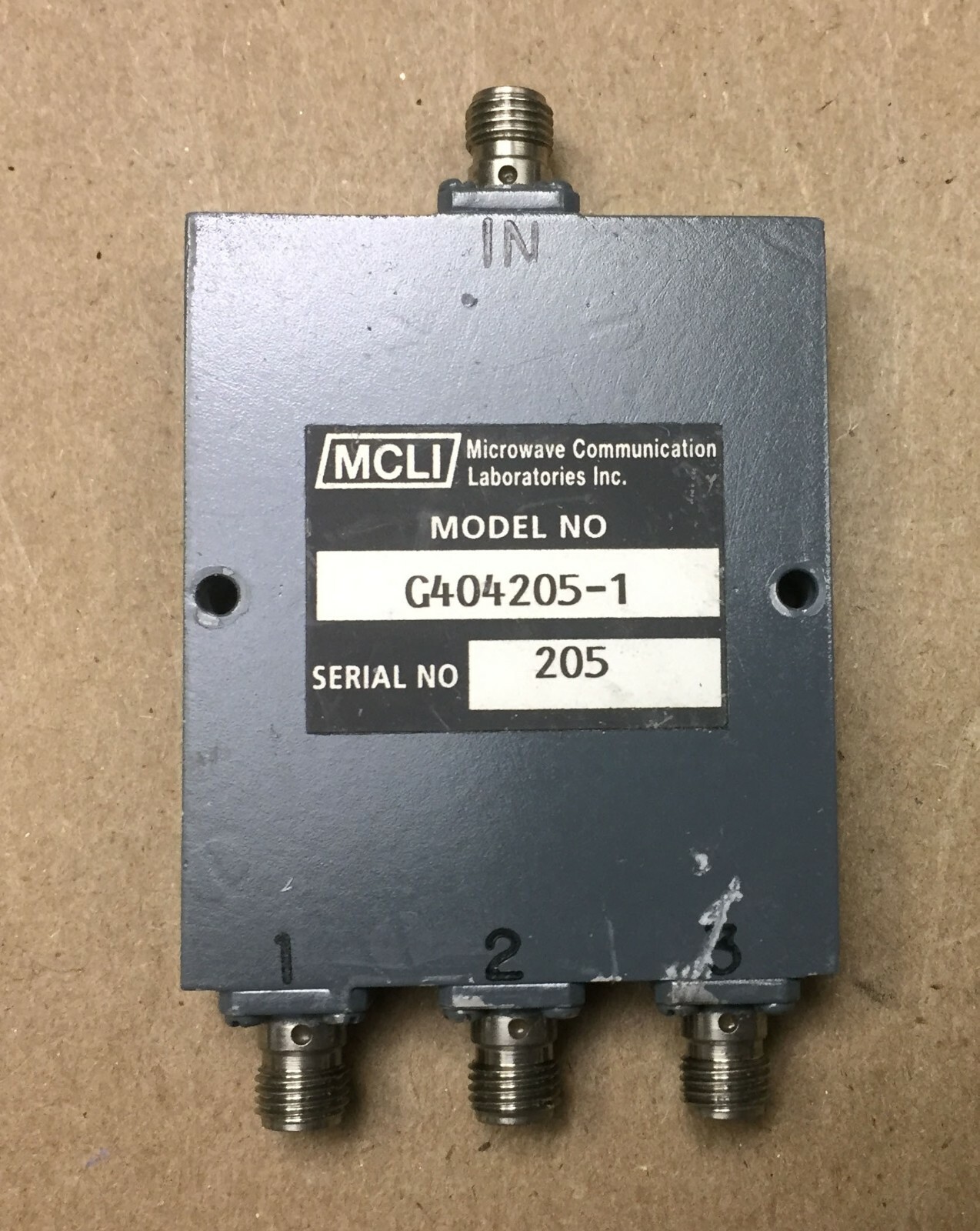 RF MCLI G404205-1