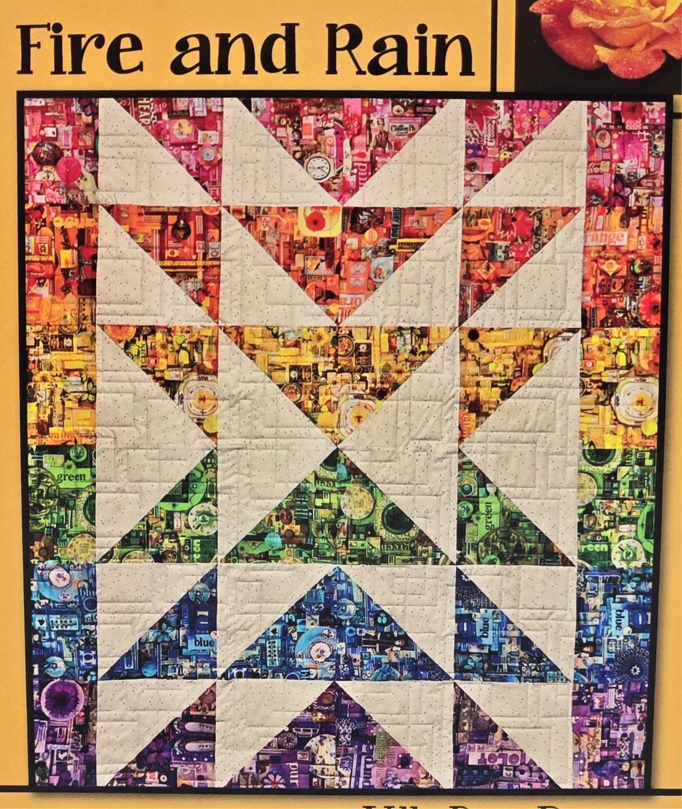 FIRE AND RAIN Quilt Pattern Villa Rosa Designs - Fat Quarter Friendly
