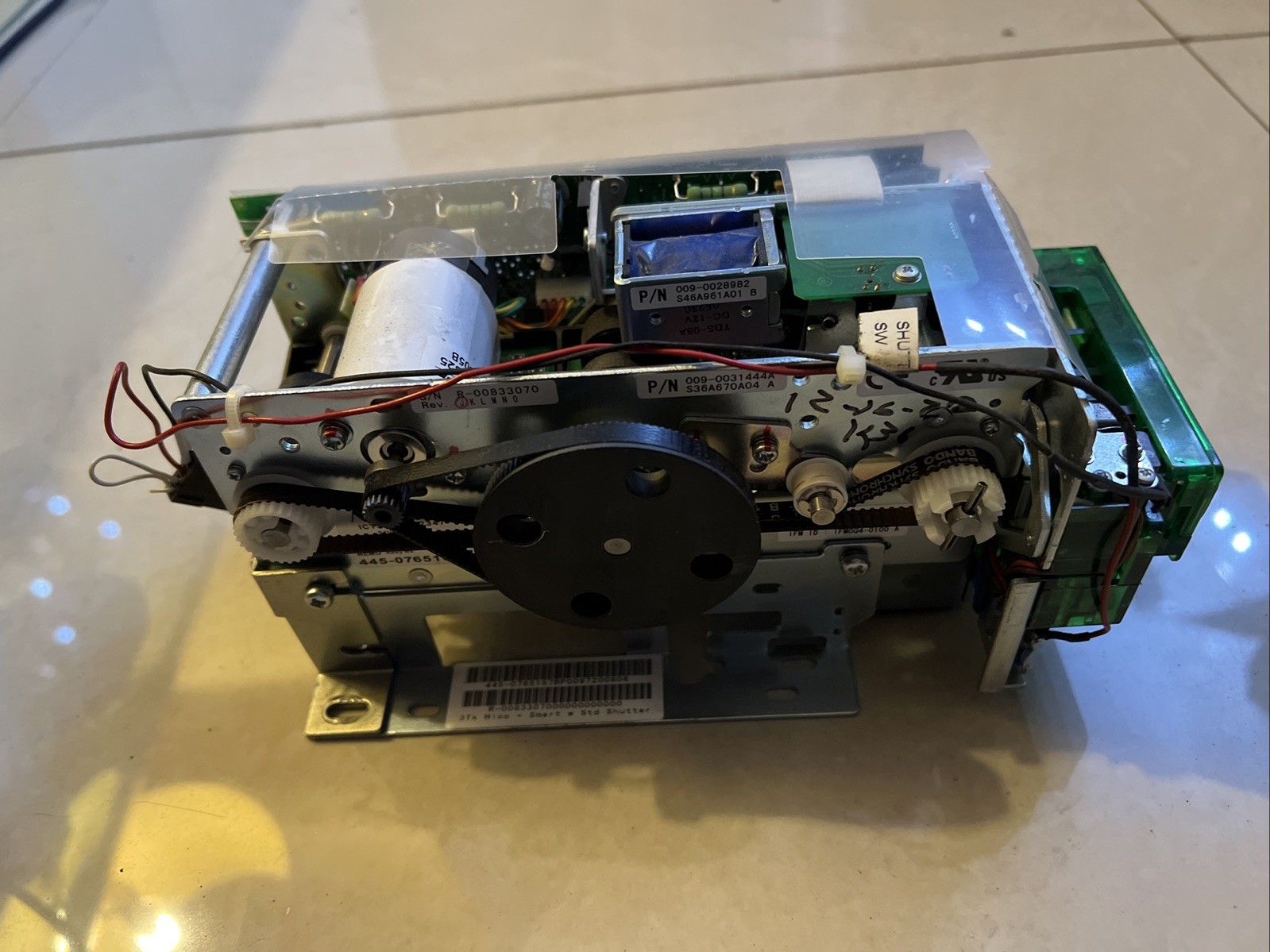 NCR Motorized Card Reader Track2 + w Std Shutter Model No 445-0765157A