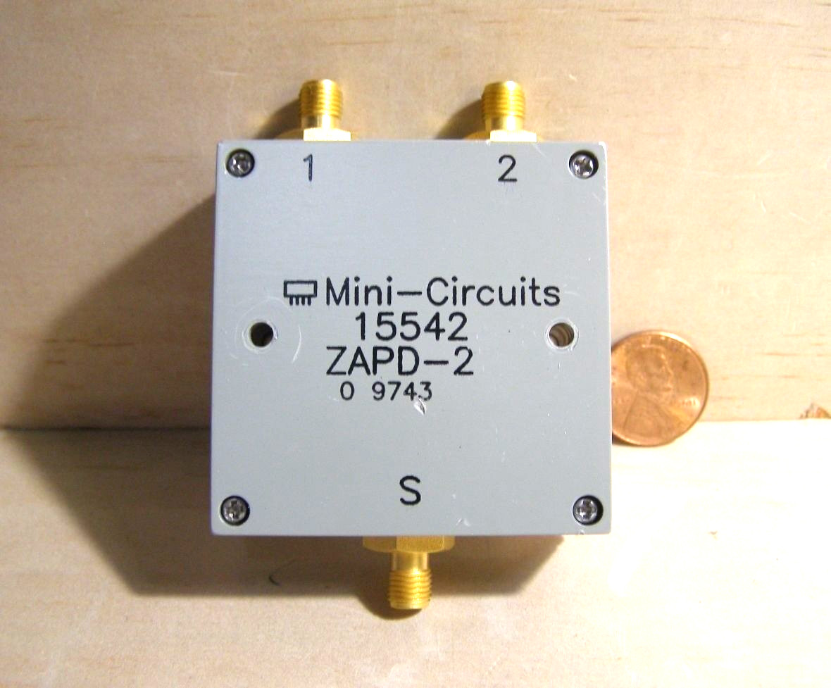 MINI-CIRCUITS POWER DIVIDER. 15542. ZAPD-2. 0 9743.