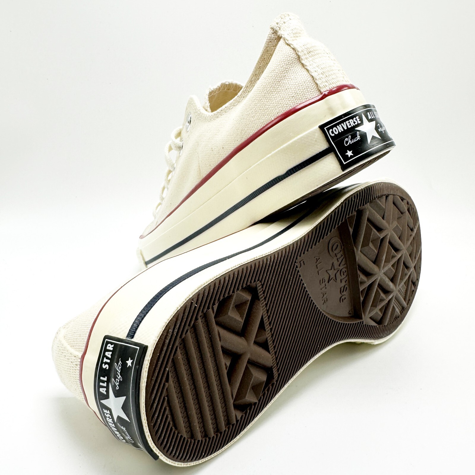 *NEW* Unisex CONVERSE Chuck 70 Vintage Canvas Low Top Parchment Beige (162062C)