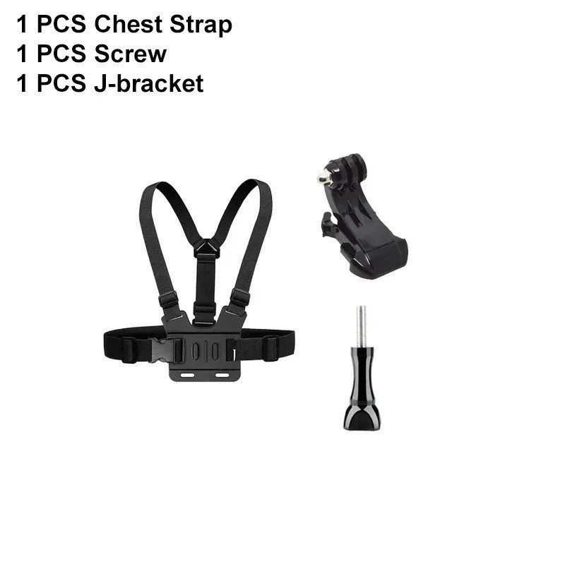 Chest Harness Strap Mount Accessories Adjustable For iPhone Android GoPro Hero