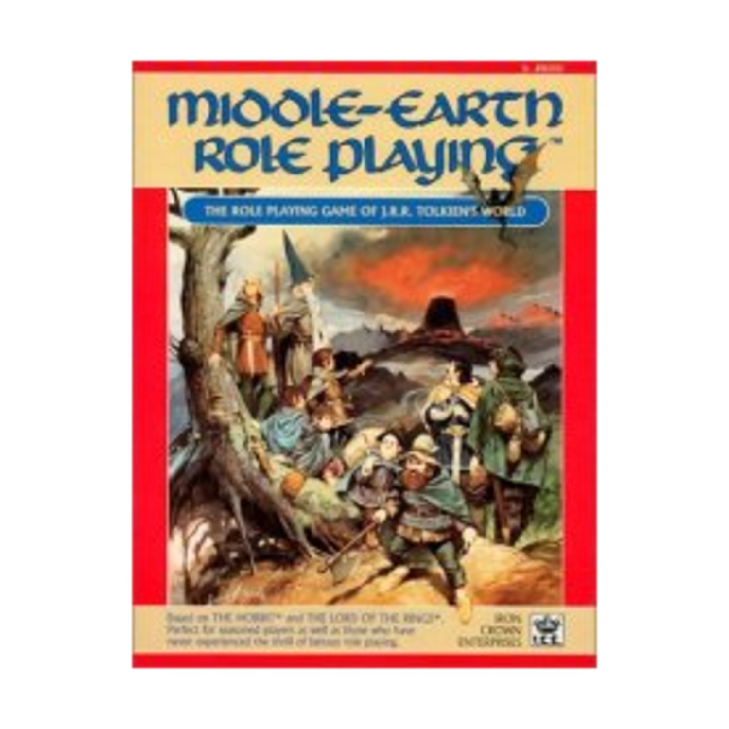ICE MERP 1st Ed Middle-Earth Role Playing Rulebook (1st Ed, 2nd) Fair
