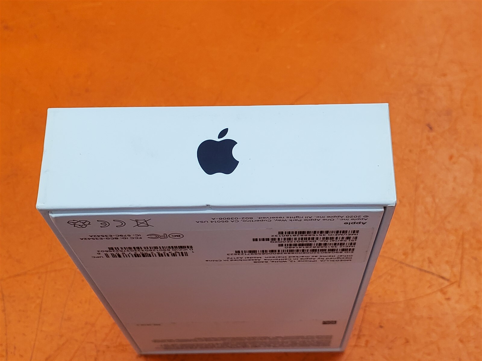 ⭐️⭐️⭐️⭐️⭐️ **NO PHONE** iPhone 12 White 64GB Box w Inserts & Sticker