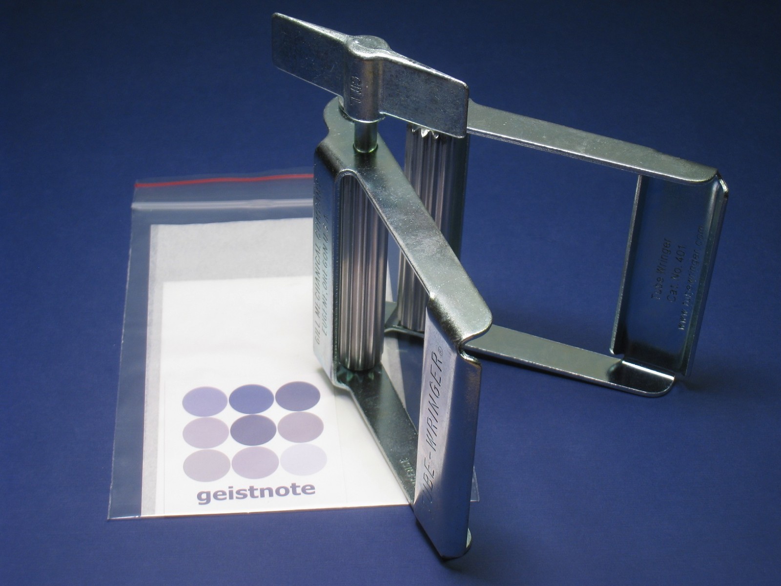 1.8u Al Ribbon Foil and Tube-Wringer Combo - 1 foil sheet and wringer DIY KIT