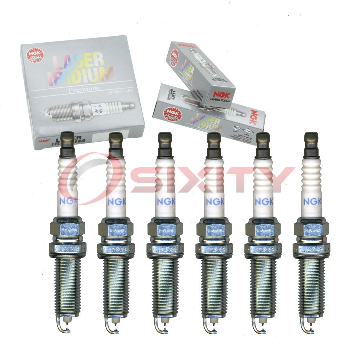 6 pcs NGK Laser Iridium Spark Plugs for 2013 Infiniti FX37 3.7L V6 - Engine pc