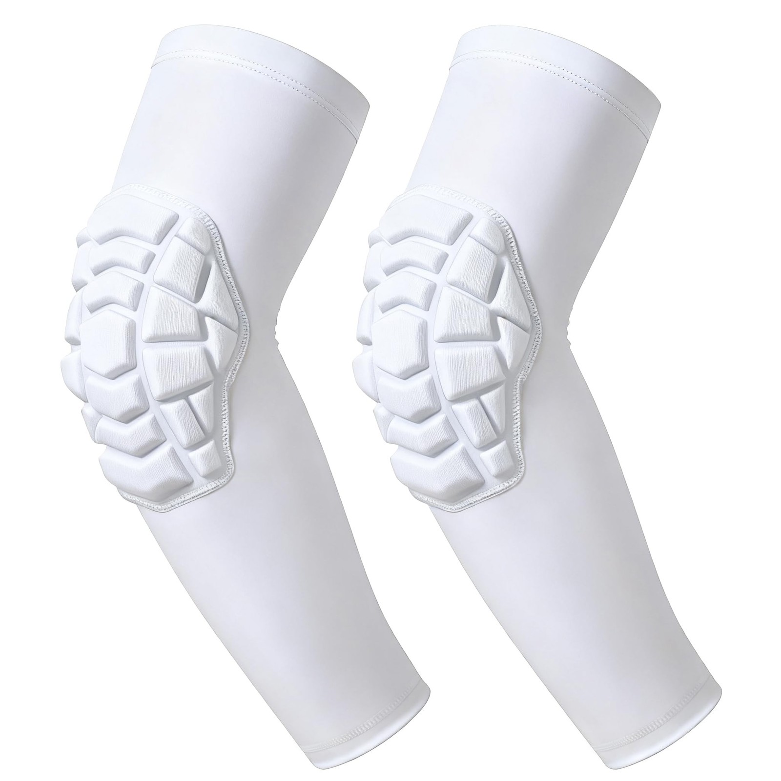 Football Arm Pads Padded Arm Sleeves Compression Elbow Pads Protective Suppor...