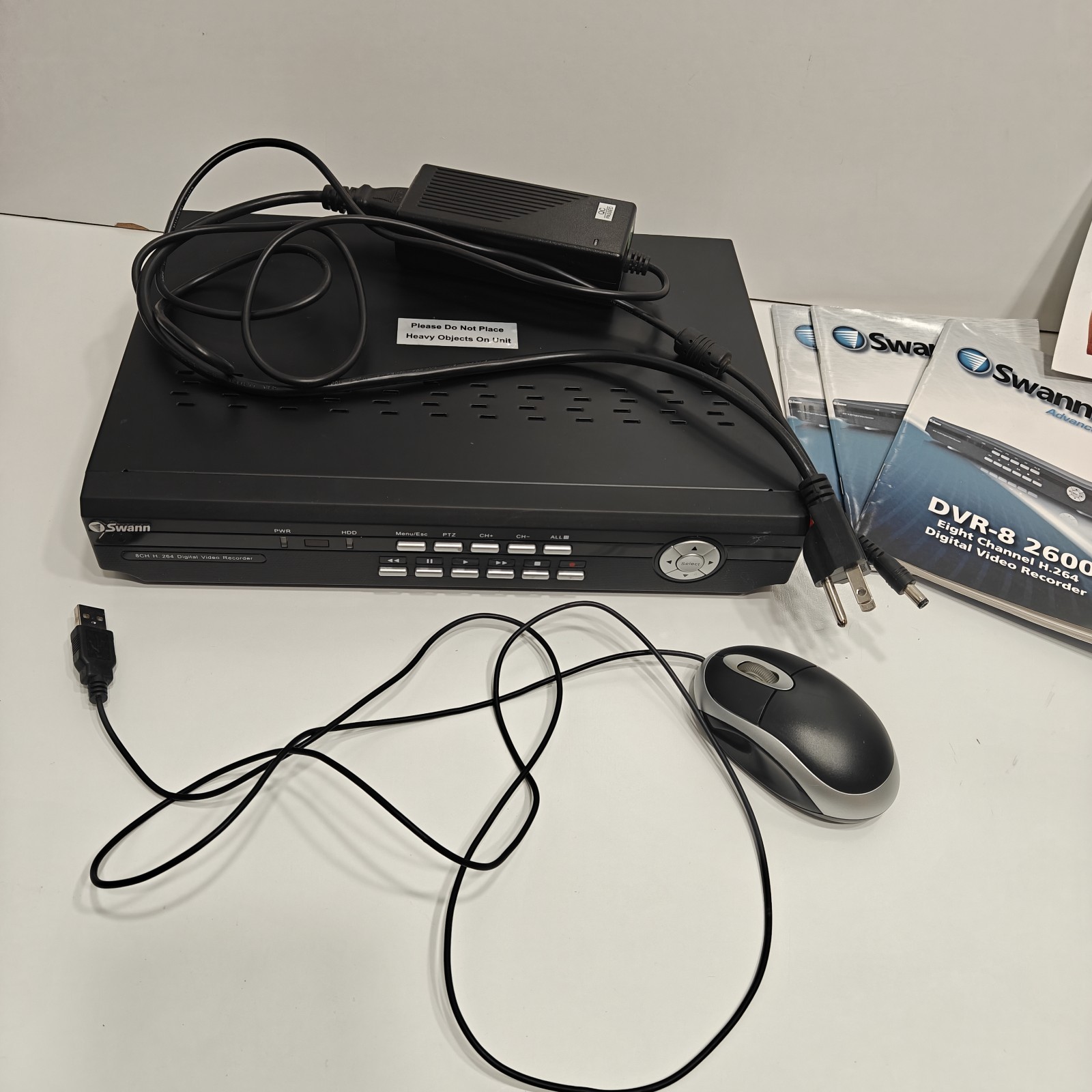 Swann DVR-8 2600 8-Channel H.264 Security DVR Powers On Untested
