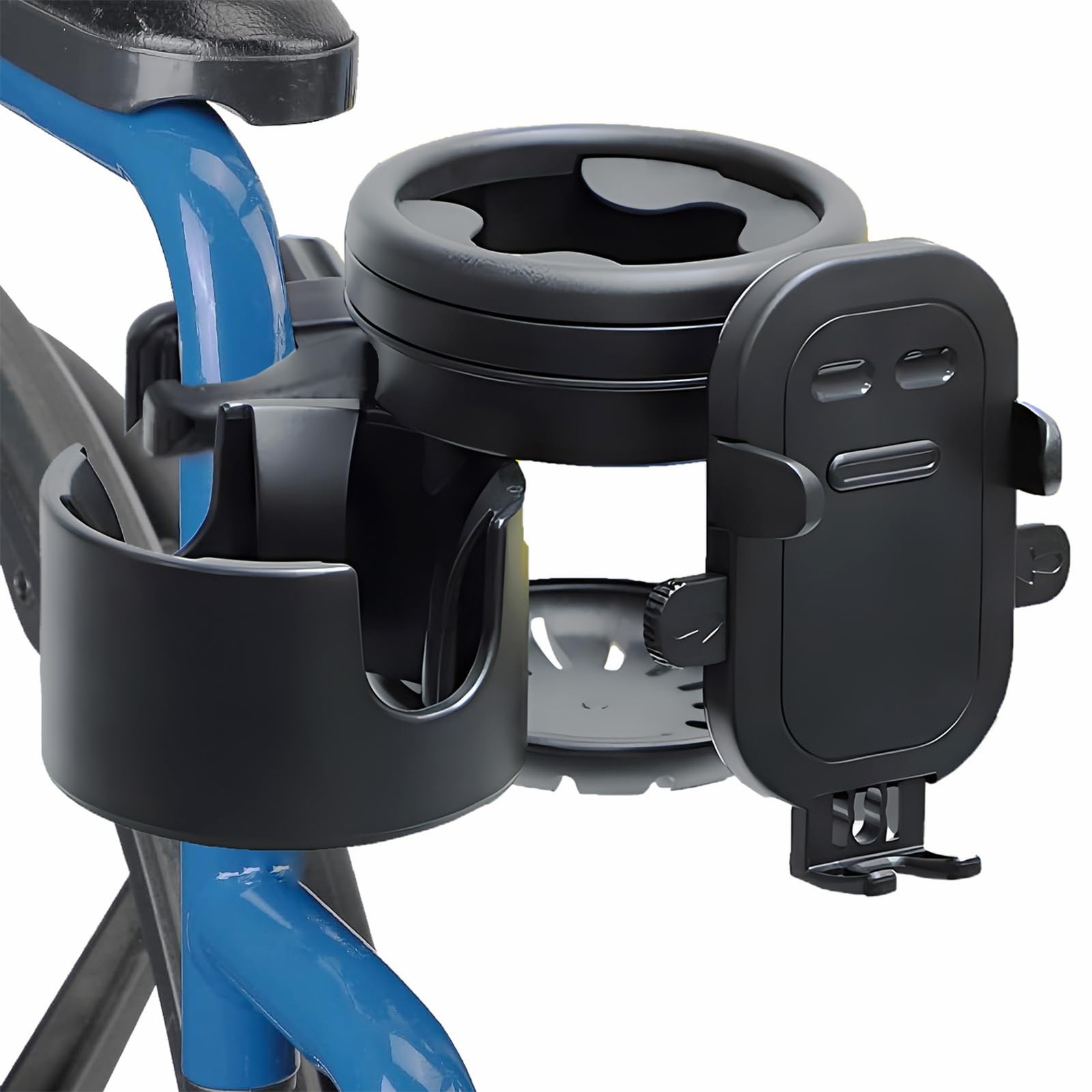 Mobility Combo Pack 3 in 1, Hook, Phone and Cup Holder for Walker, Portable B...